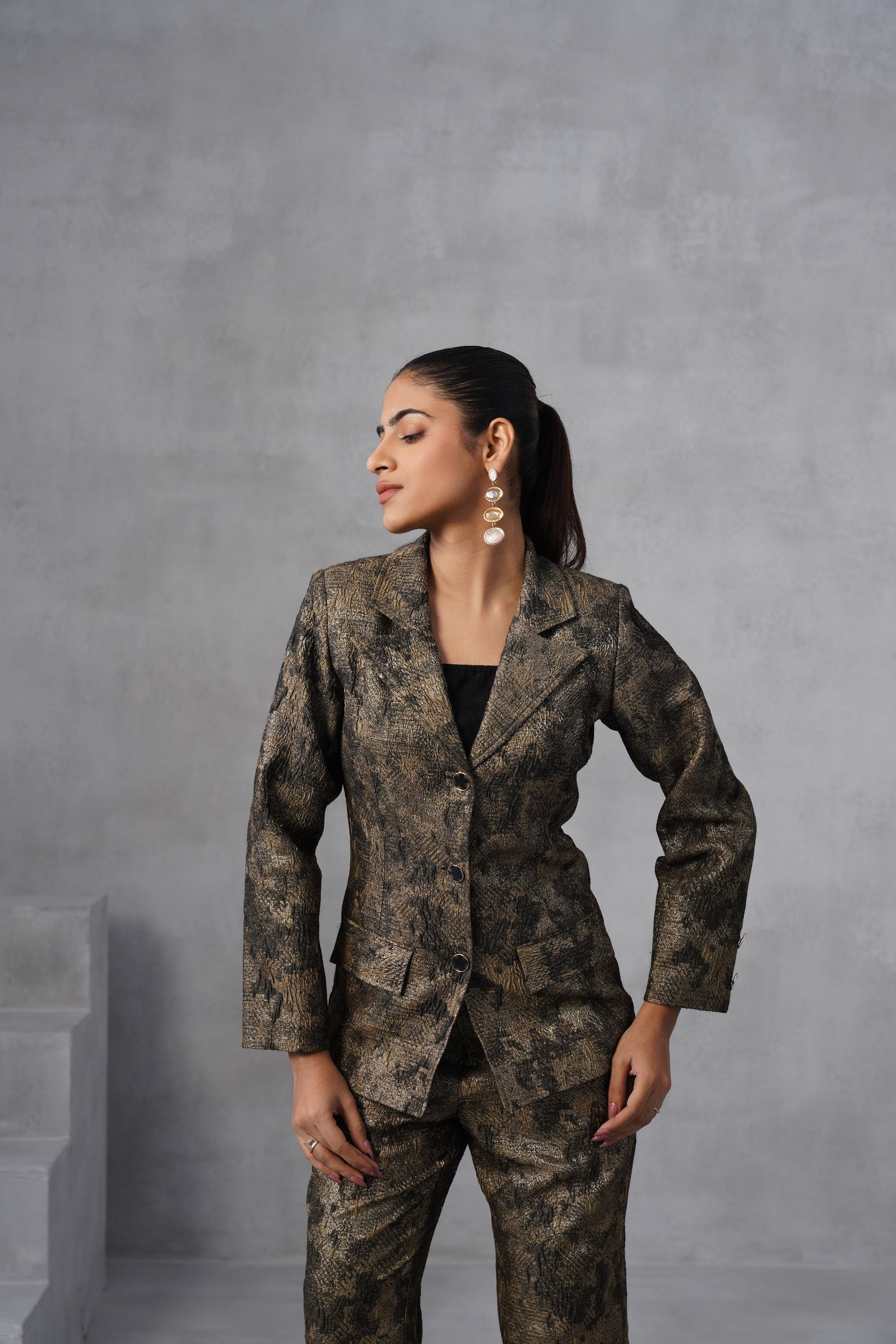 Luxe Tapestry Blazer