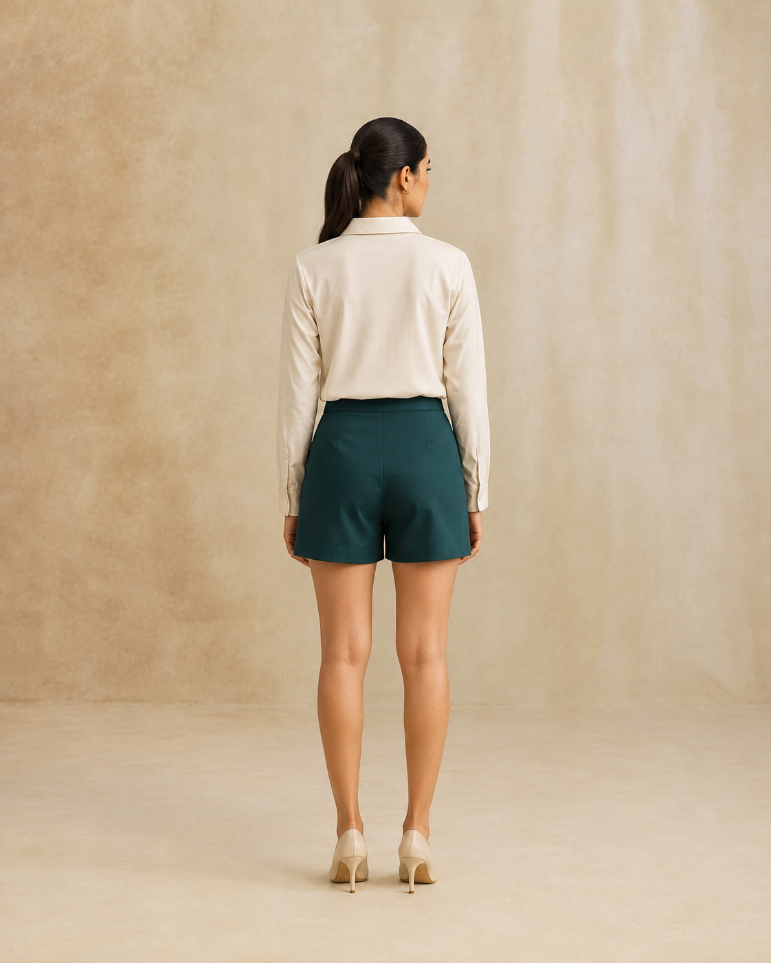 The Oasis Embroidered Shirt & Shorts Set