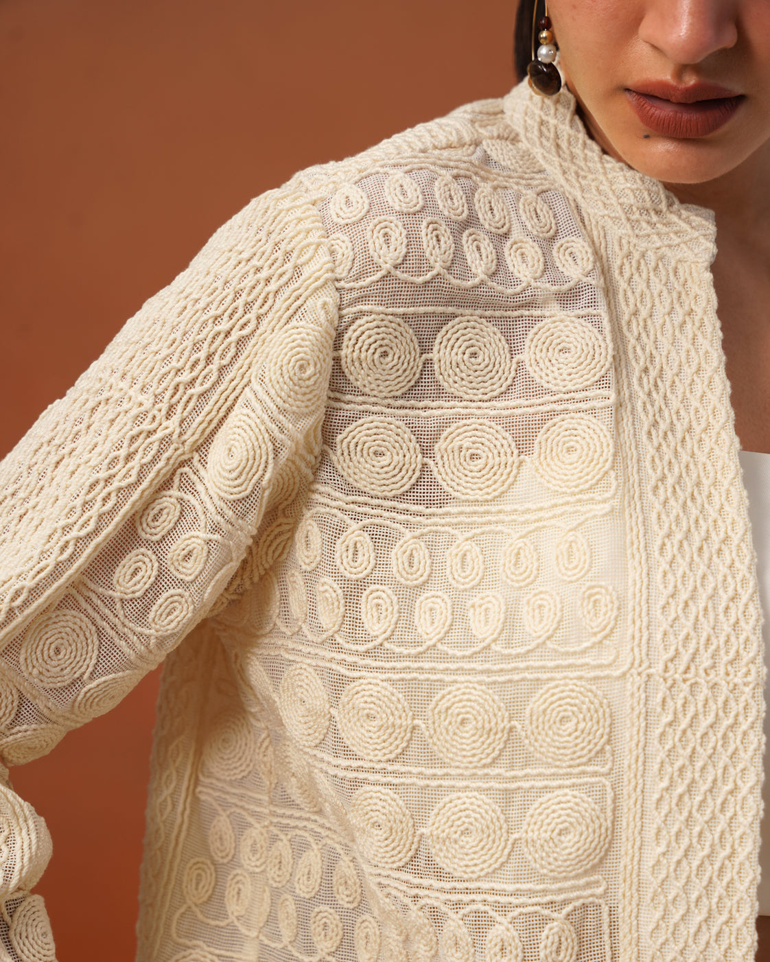 The Lumière Edit - The Celine Ivory Three-Piece Jacket Set