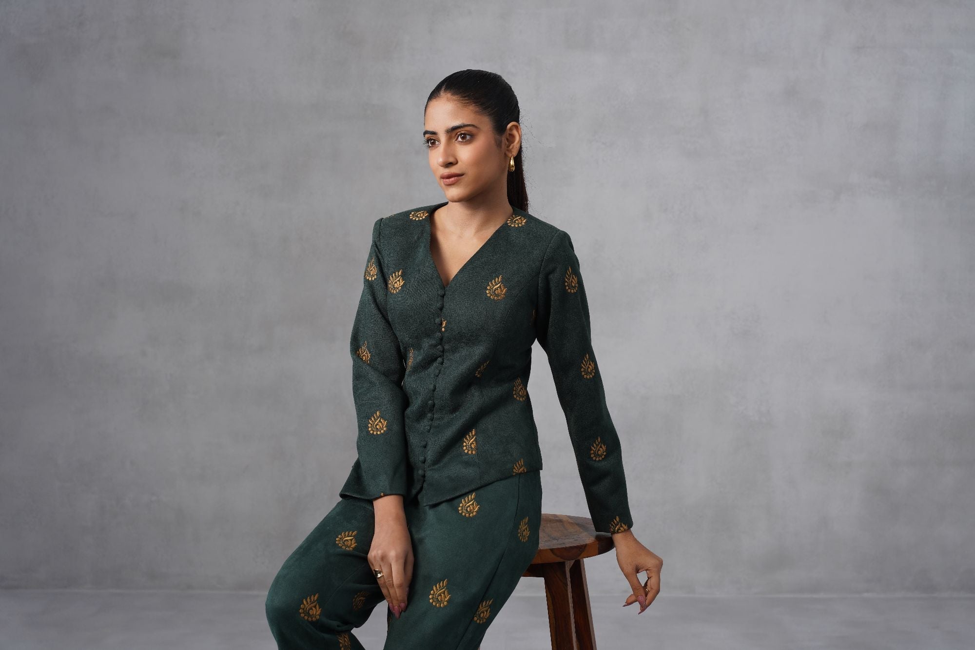 Forest Bloom Blazer