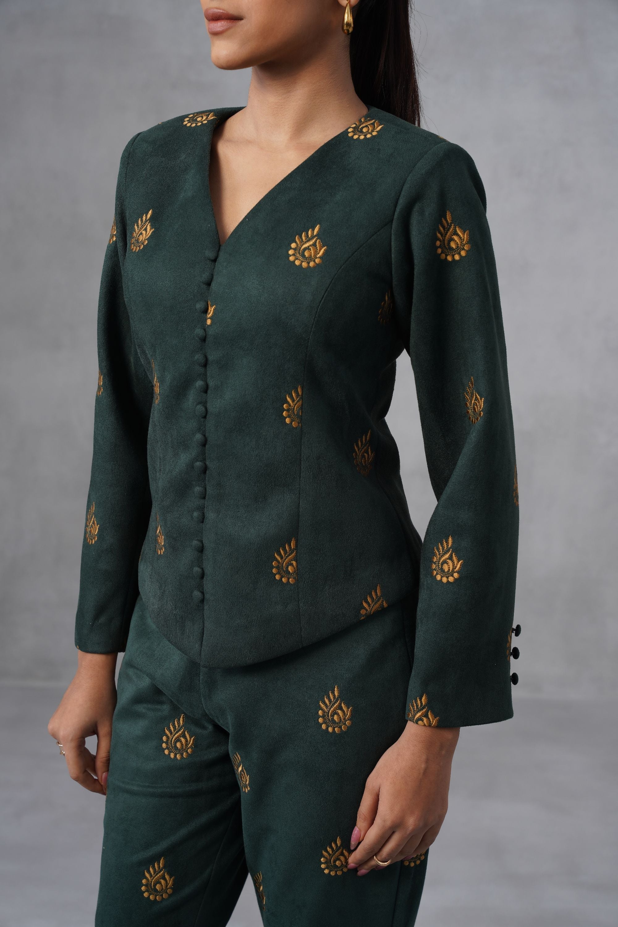 Forest Bloom Blazer