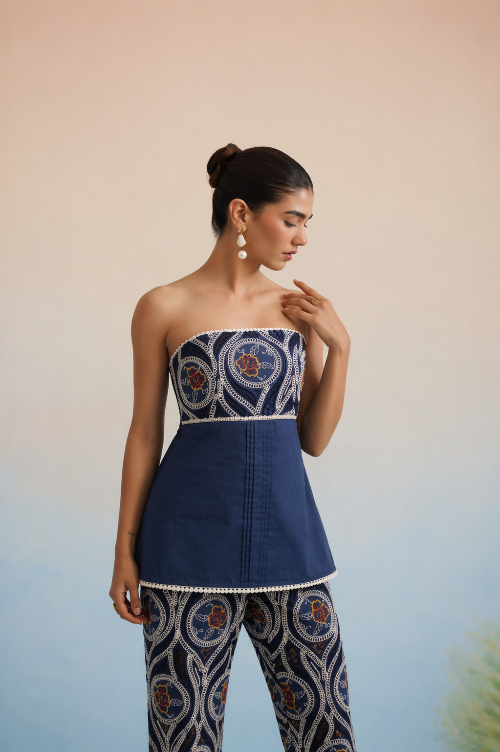 The Midnight Motif Embroidered Trousers