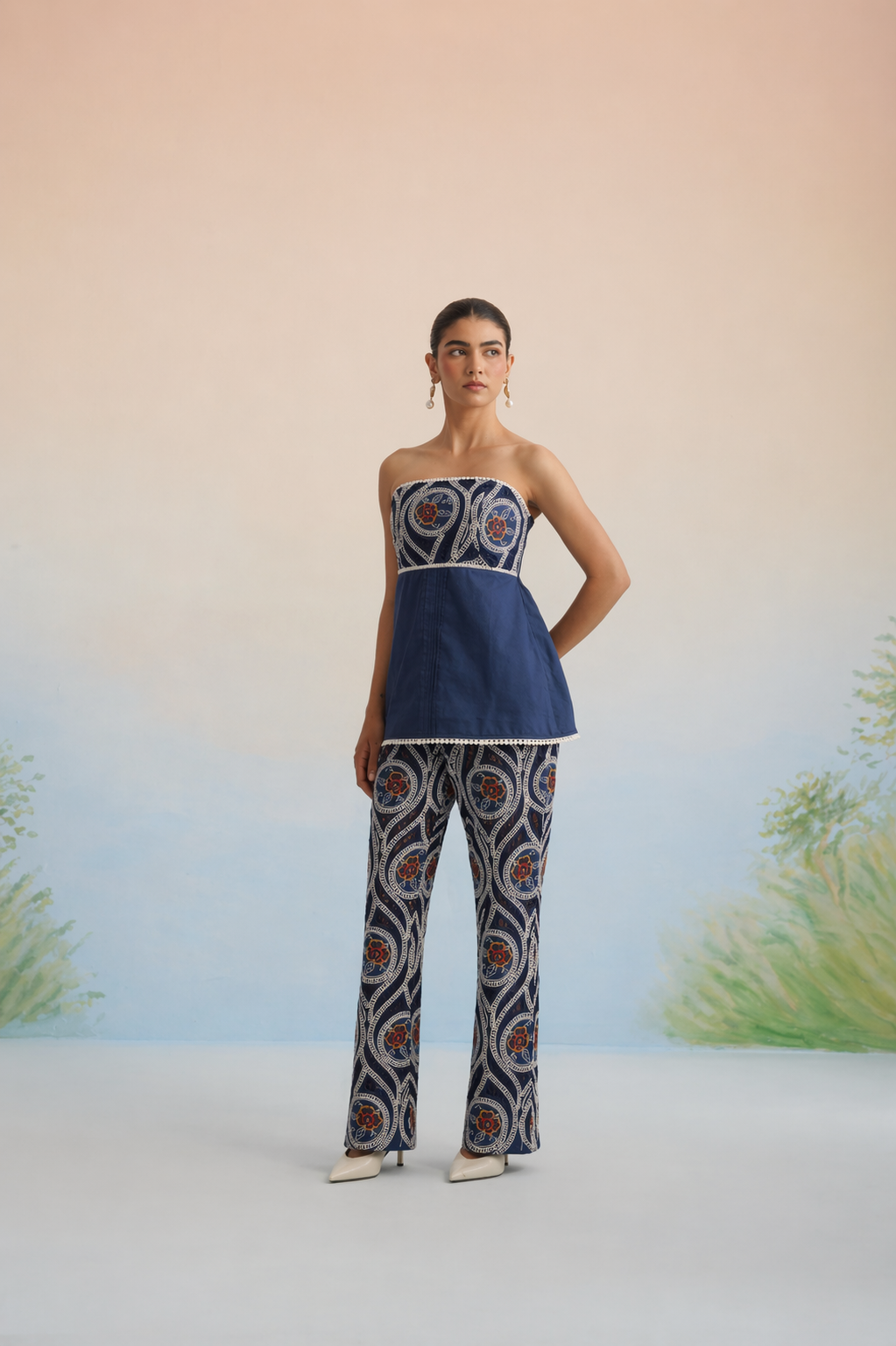 The Midnight Motif Embroidered Trousers