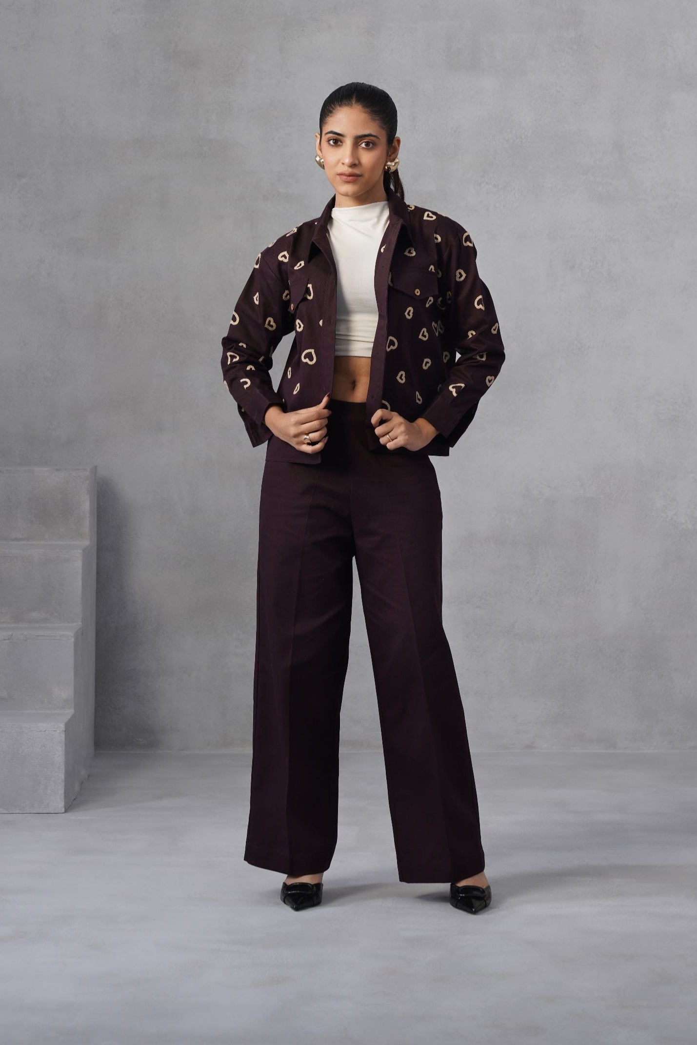 Midnight Heart Co-ord Set