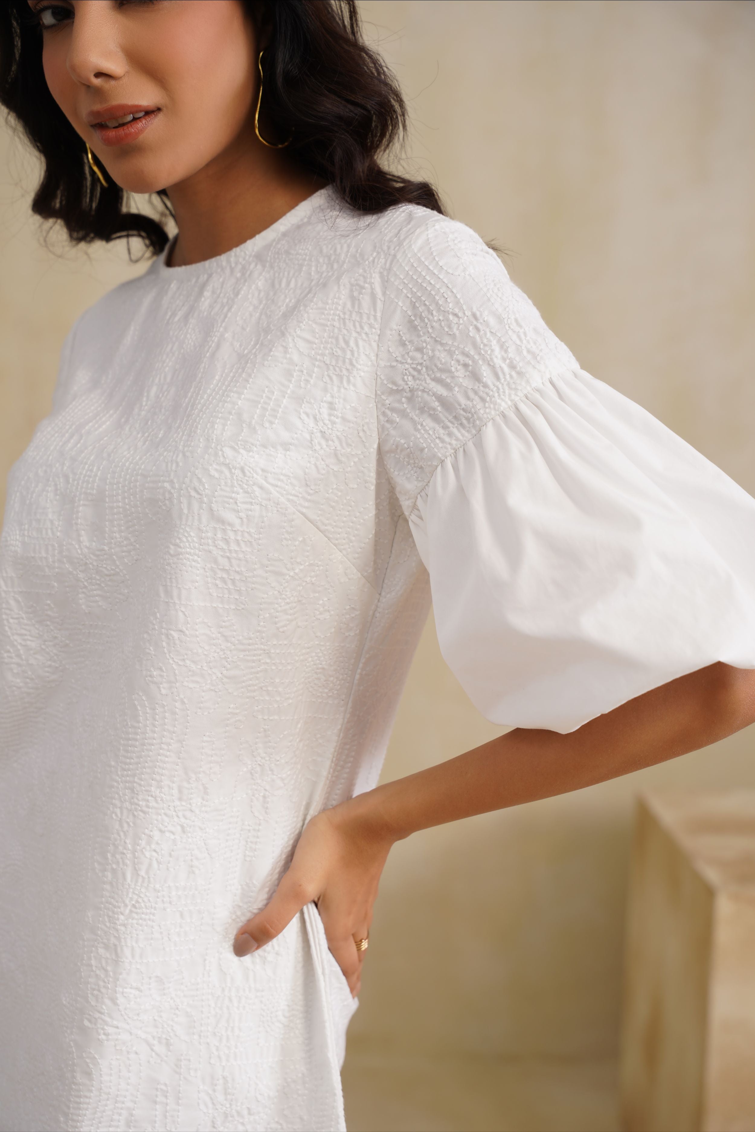 Celeste Puff Sleeve Dress