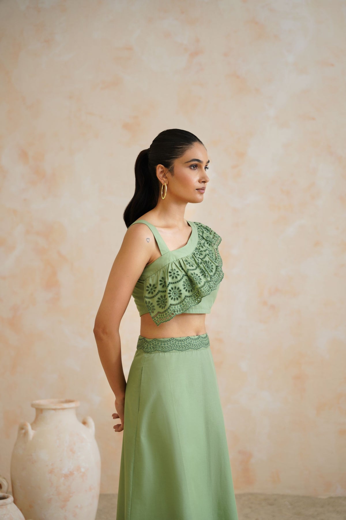 The Pistachio Bloom Co-ord Set
