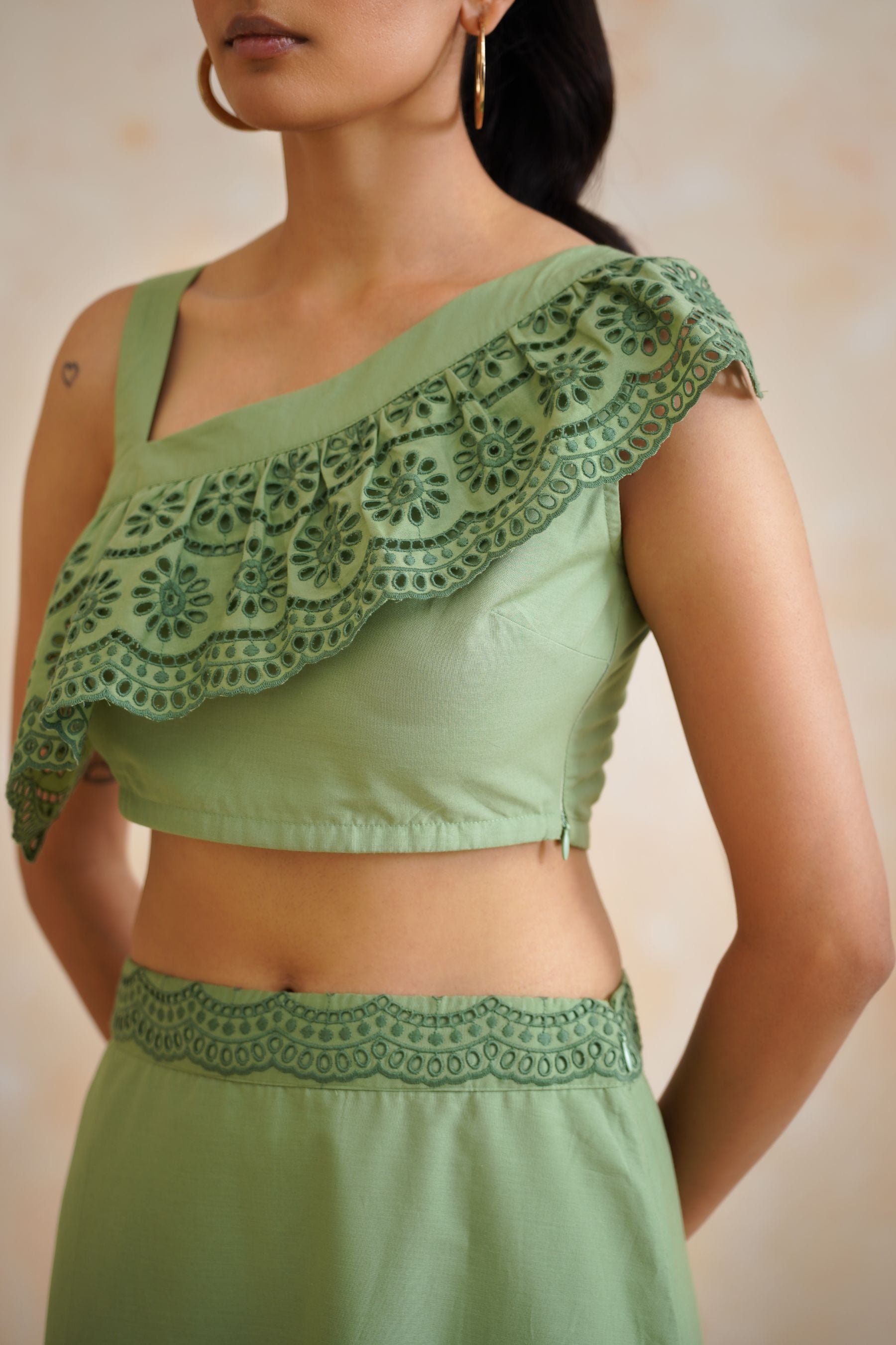 The Pistachio Bloom Co-ord Set
