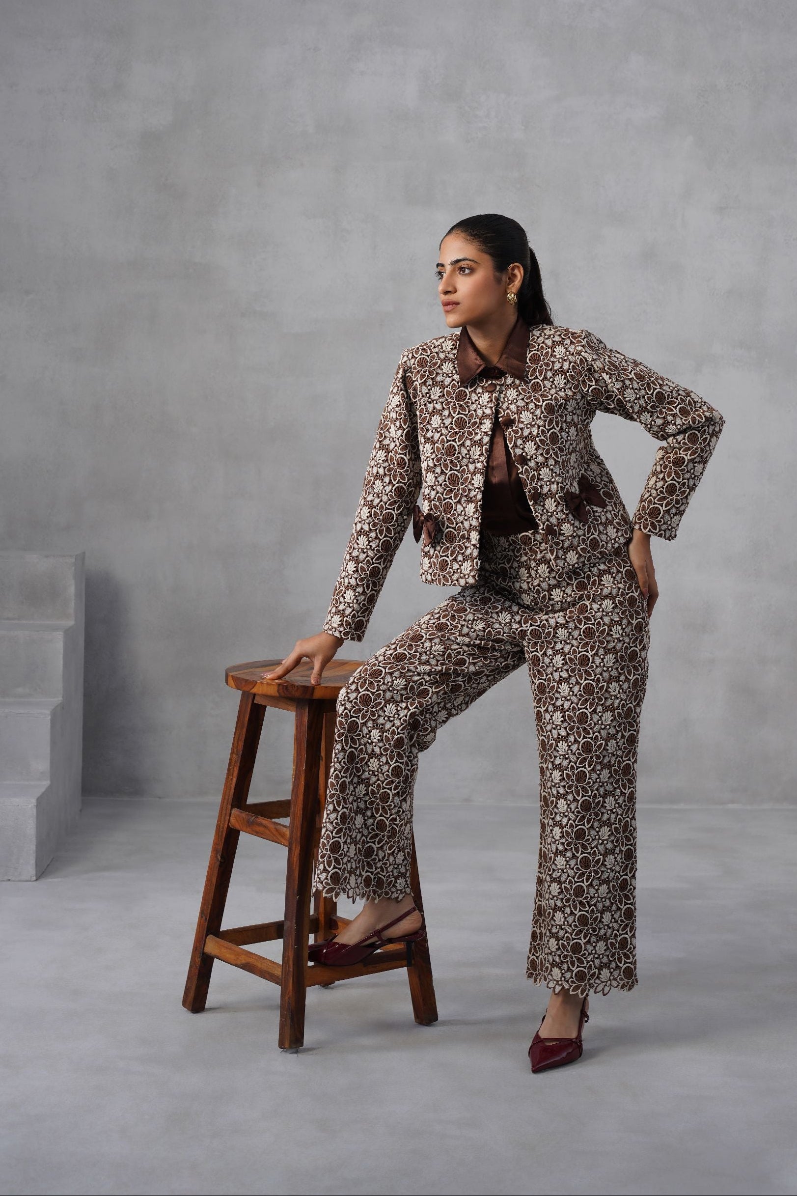 The Cocoa Lace Co-ord Set