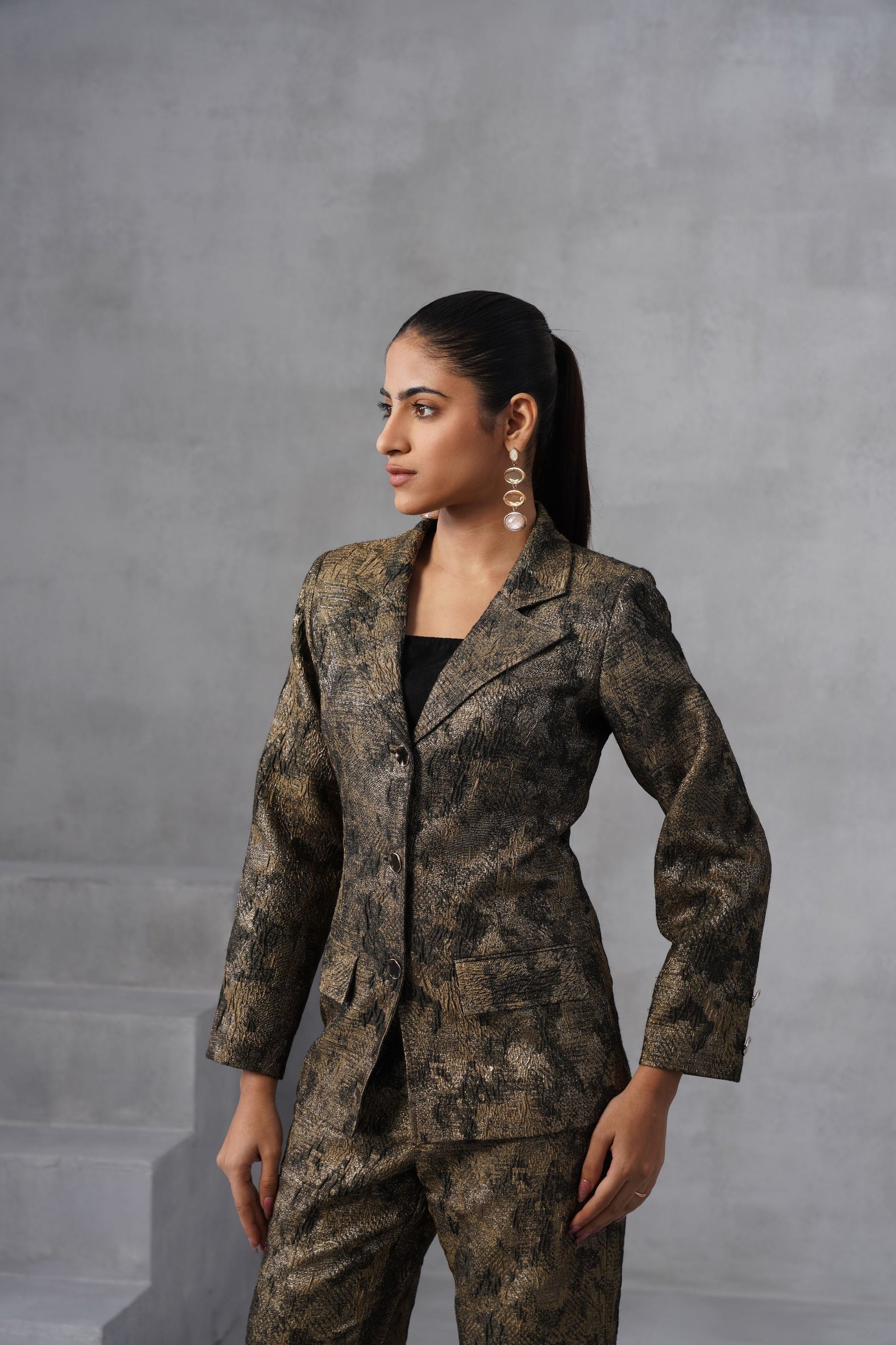 Luxe Tapestry Blazer