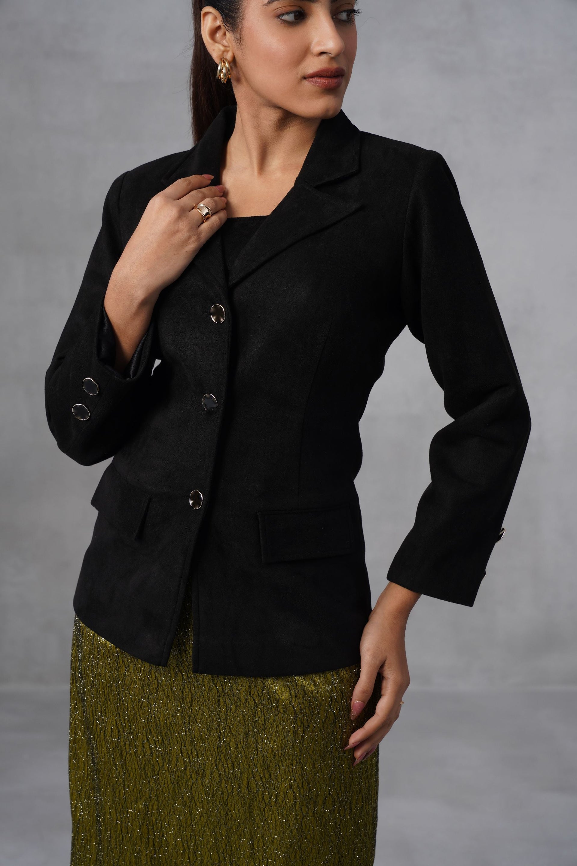 Midnight Glamour Blazer