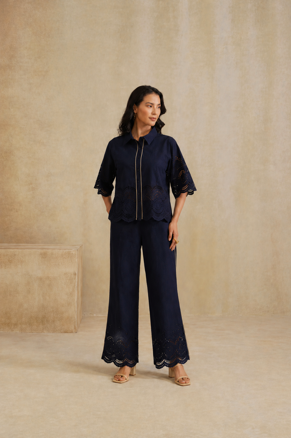 Dr. Ruchi Soni Jain in Starlit Embroidered Co-ord