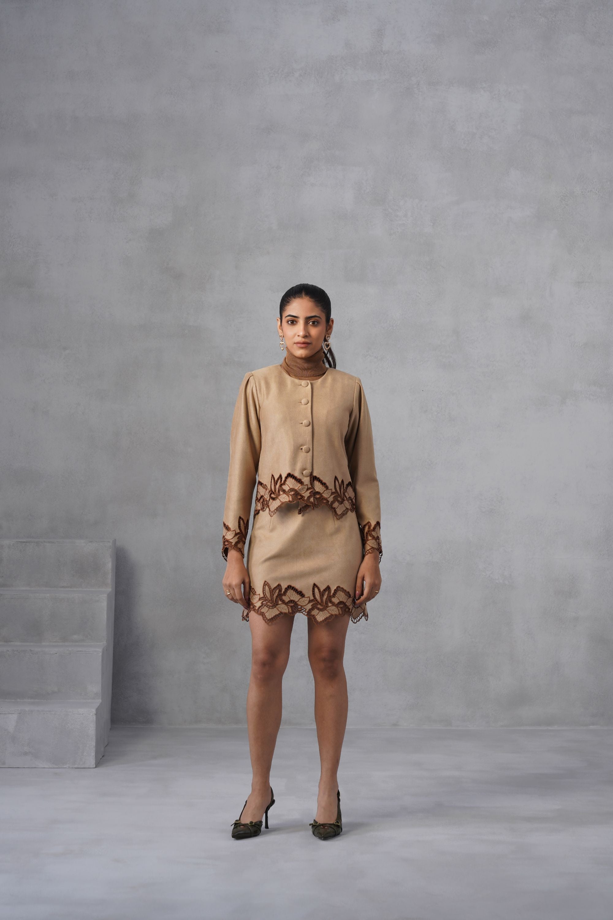 The Petal Cutwork Skirt