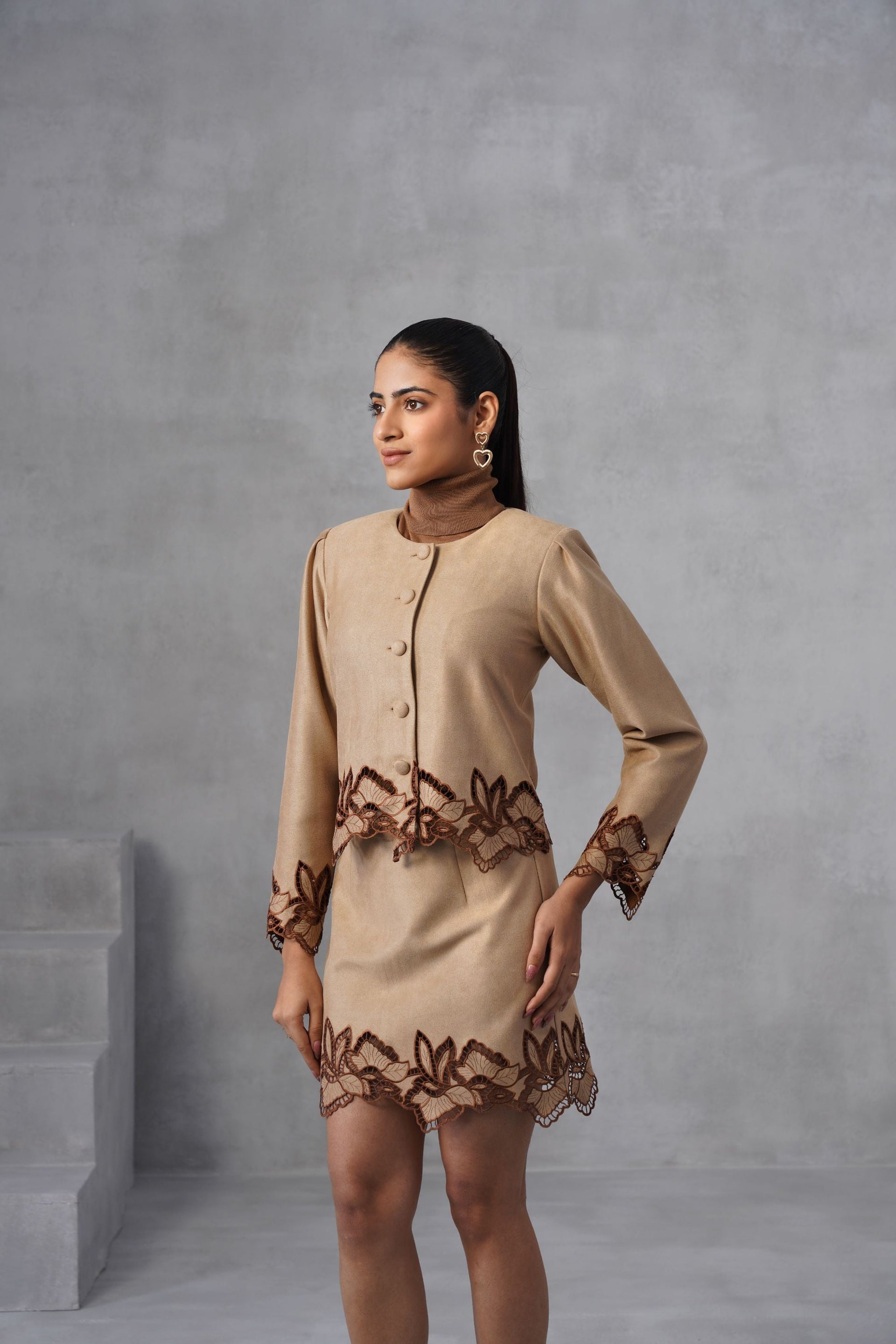 The Petal Cutwork Skirt