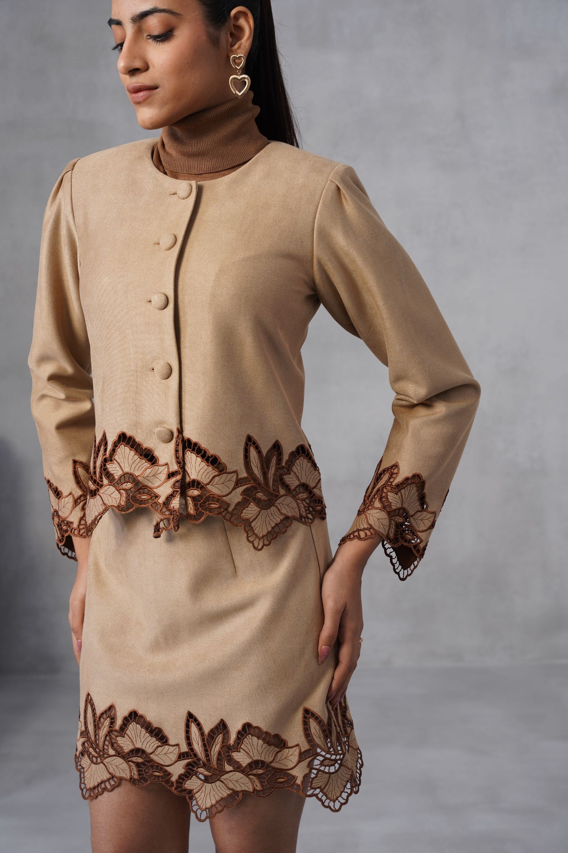 The Petal Cutwork Skirt