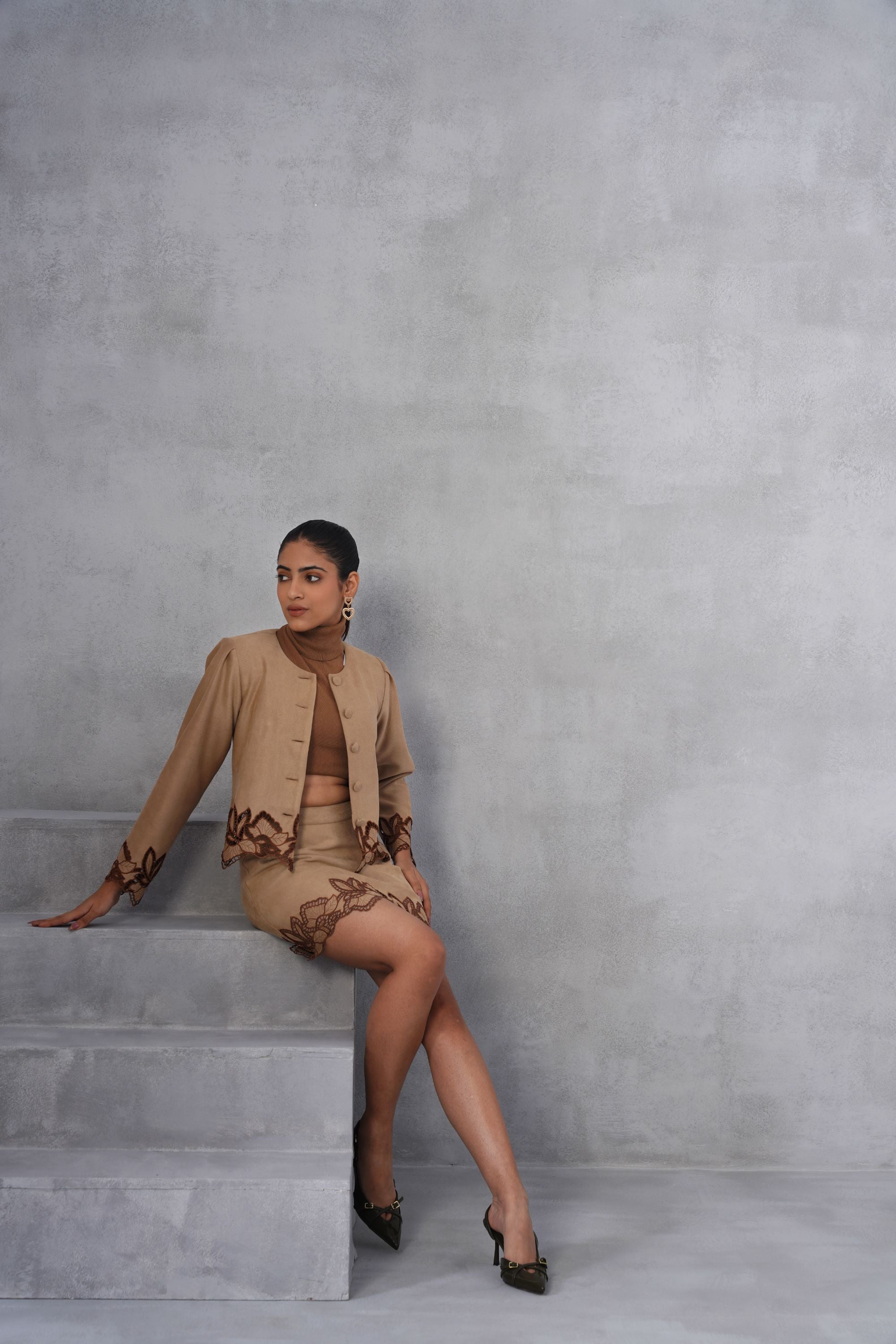 The Petal Cutwork Skirt