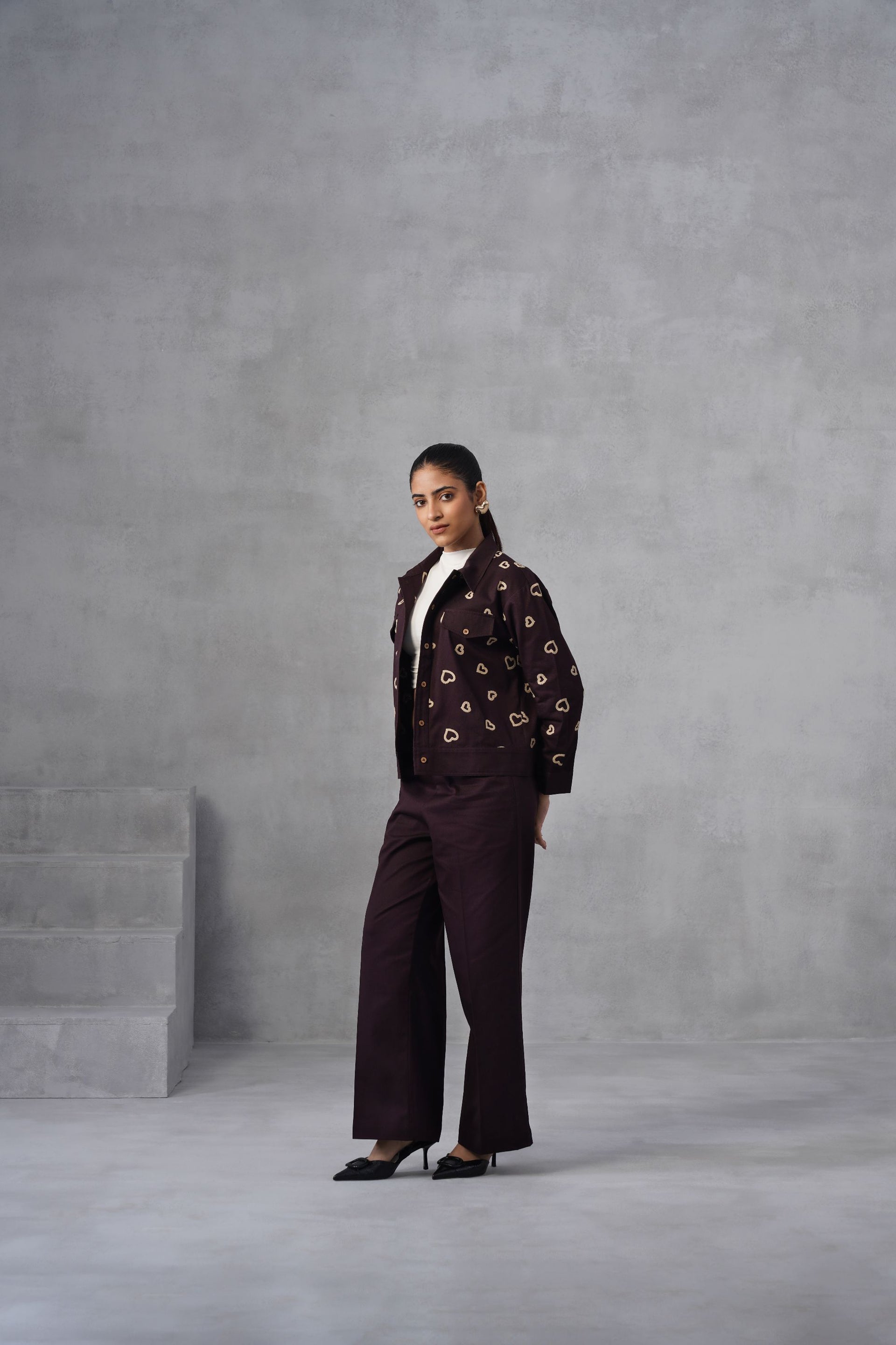 Midnight Heart Co-ord Set