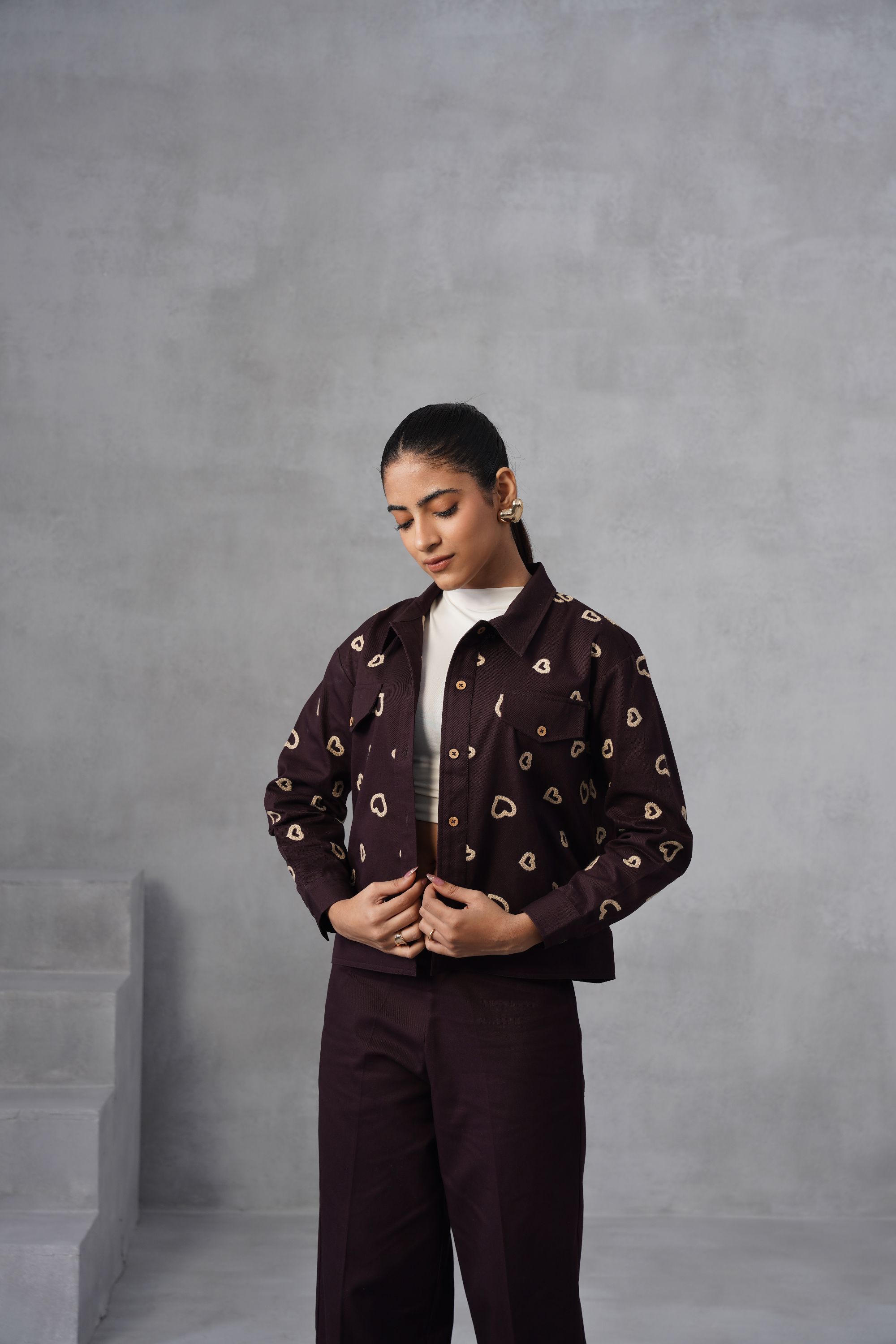 Midnight Heart Shacket