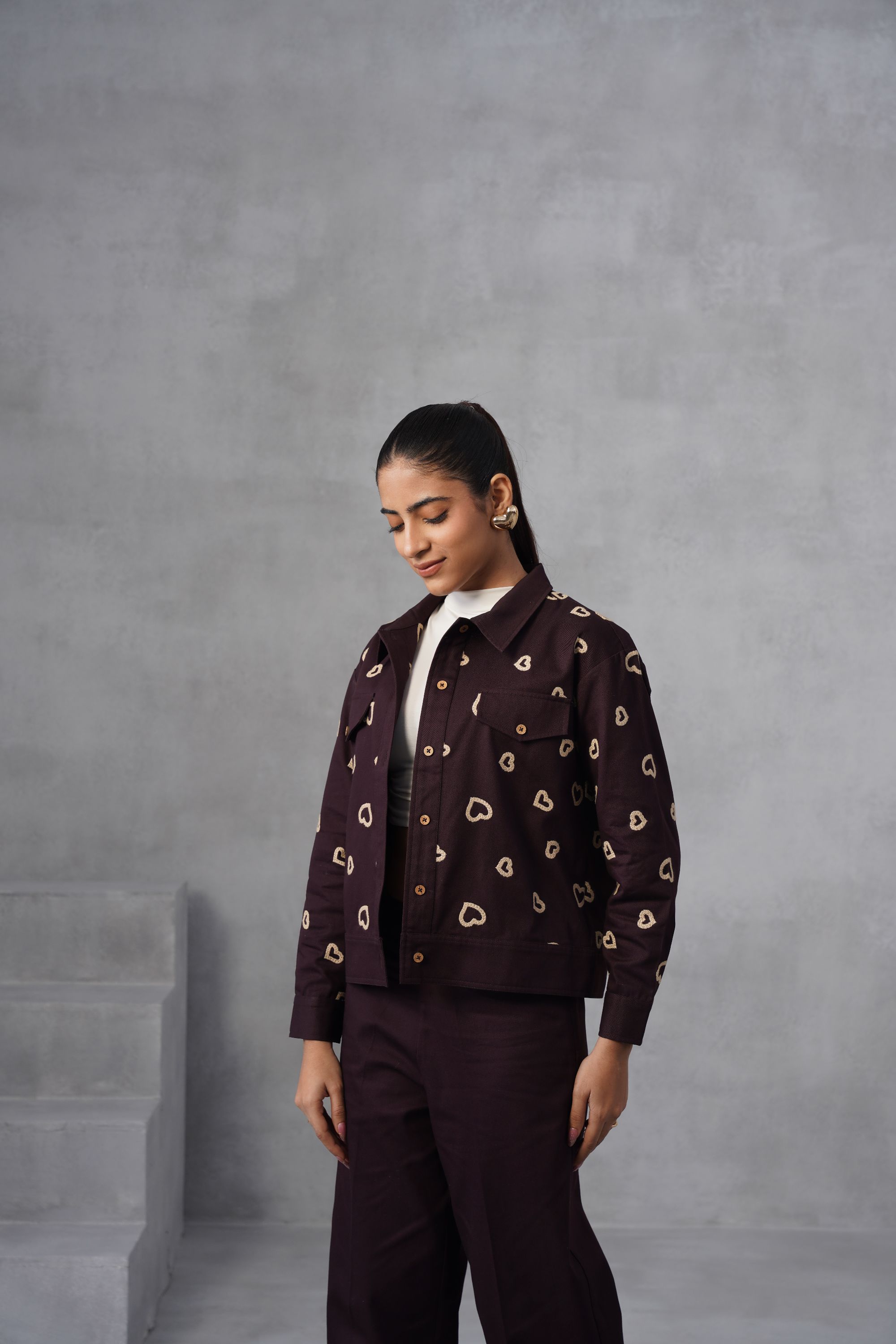 Midnight Heart Shacket