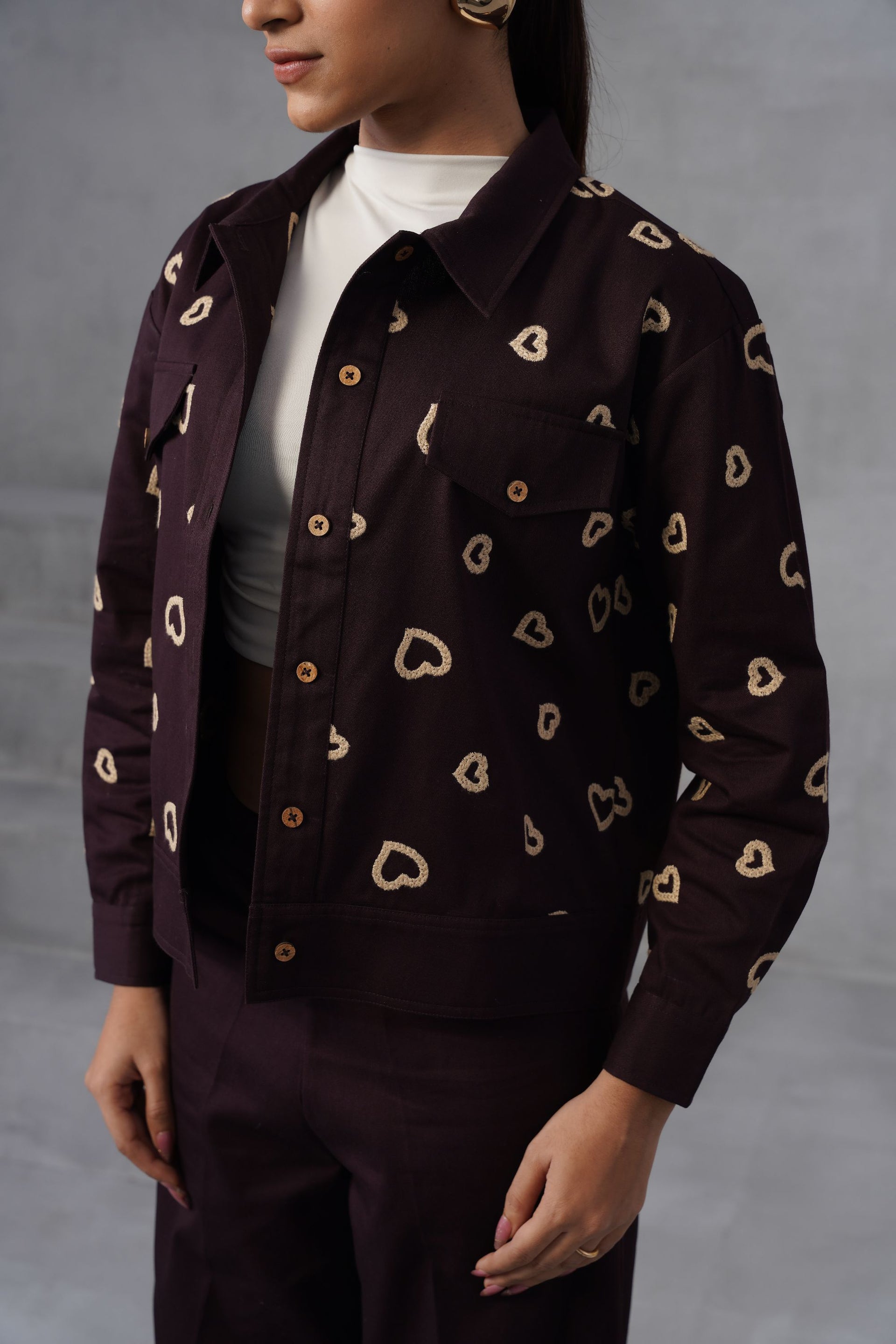 Midnight Heart Shacket