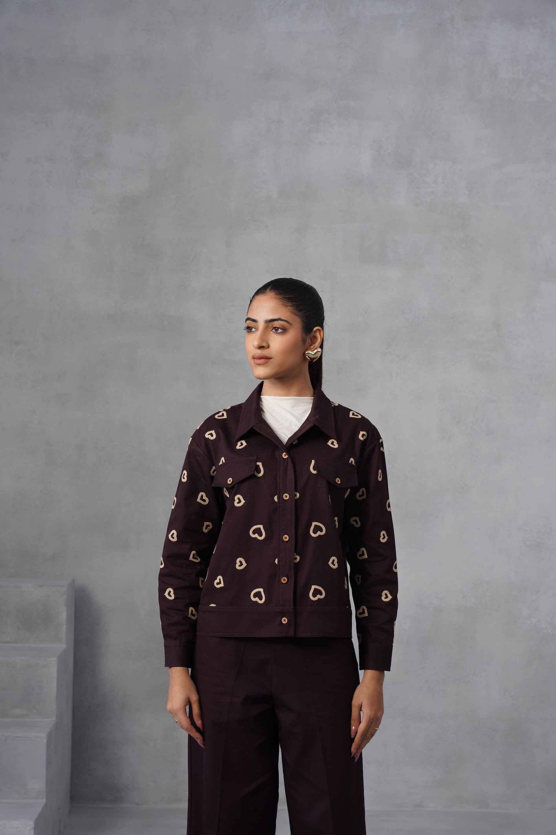 Midnight Heart Shacket