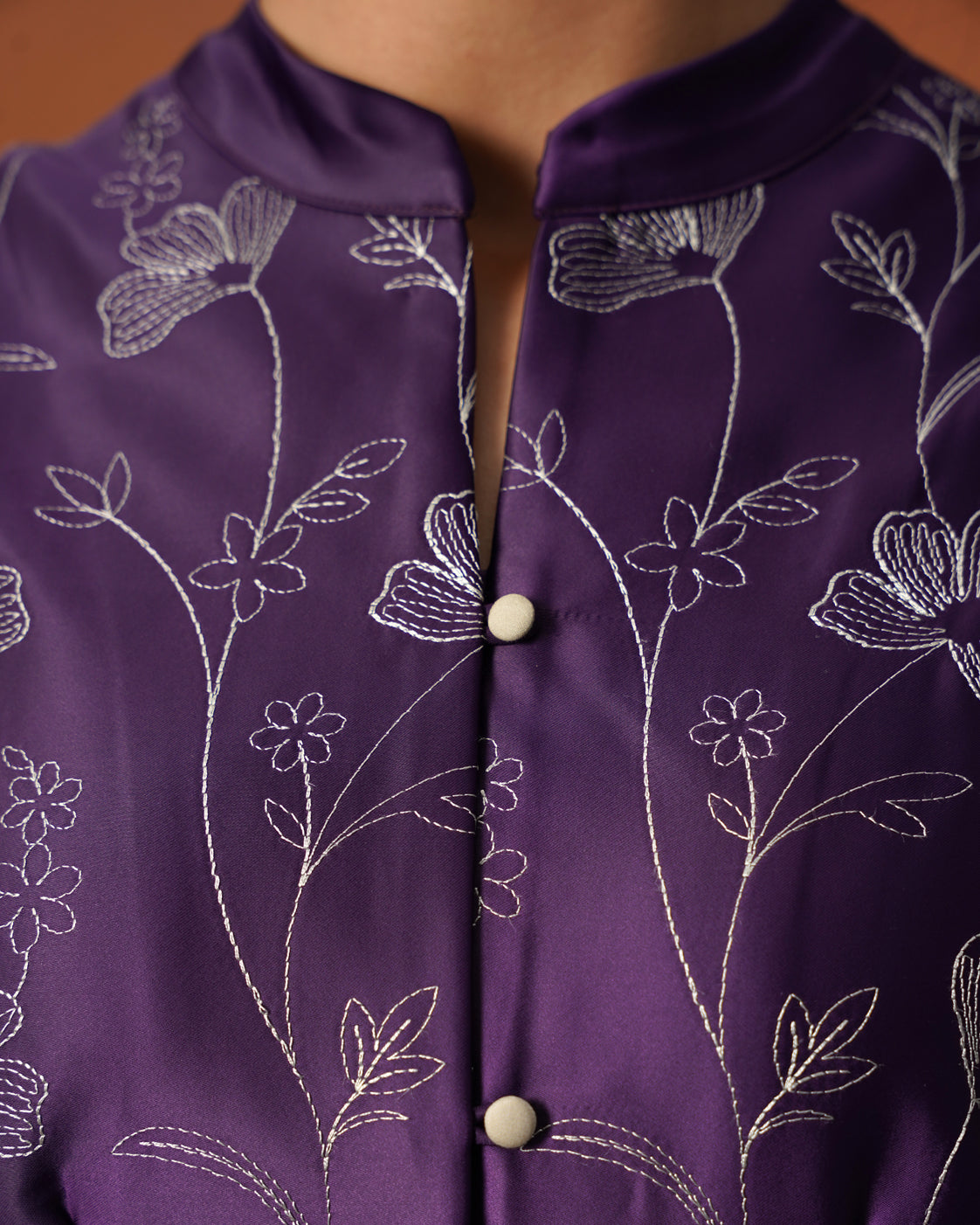 The Lumière Edit - The Seraphina Plum & Sage Satin Top Set