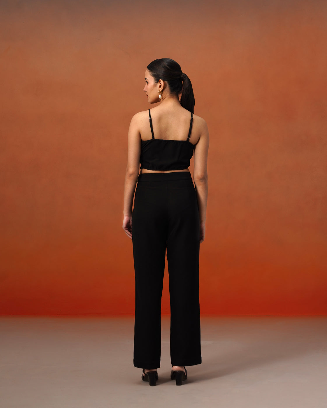The Lumière Edit - The Celine Black Embroidered Three-Piece Suit Set