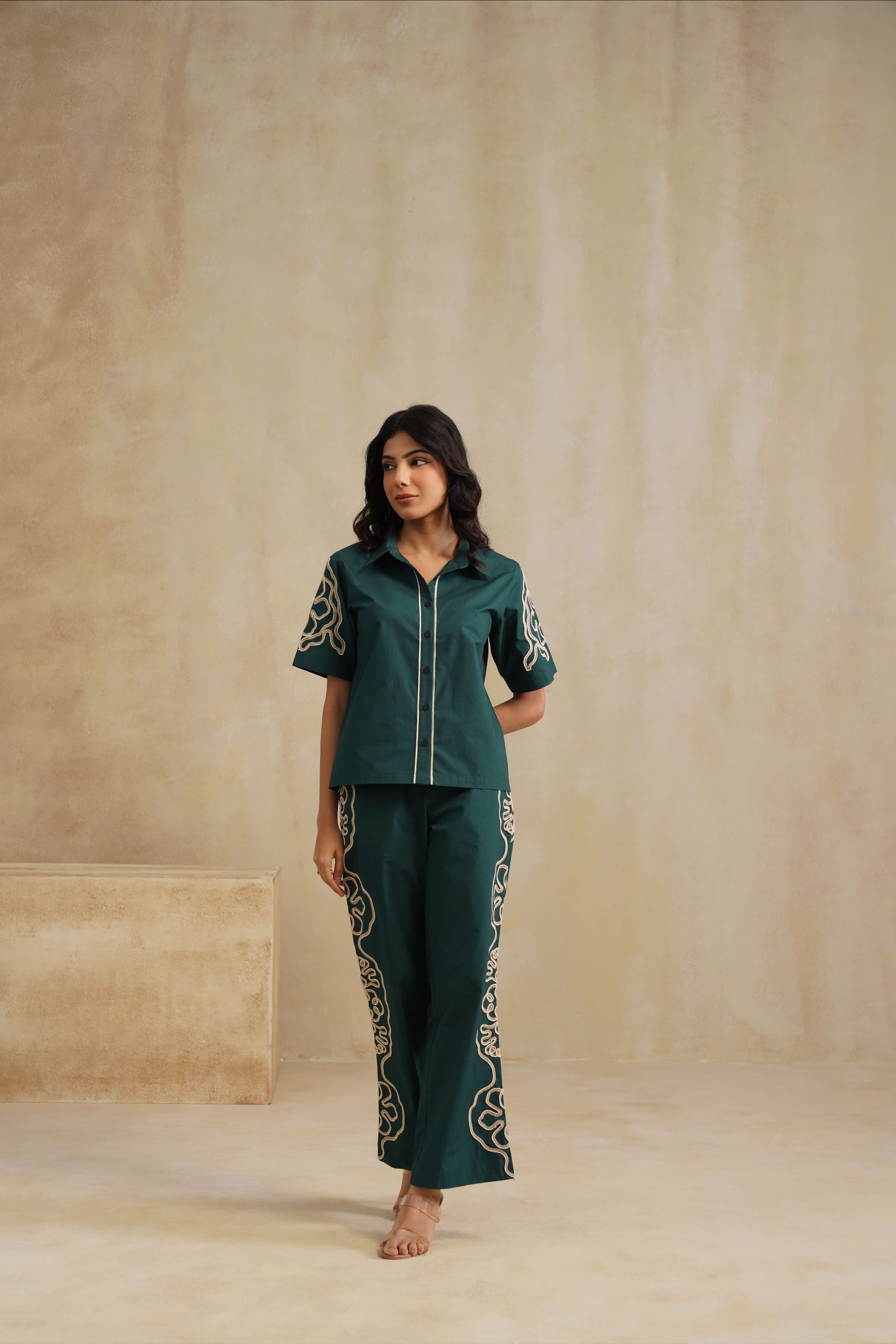 Green Mirage Pants