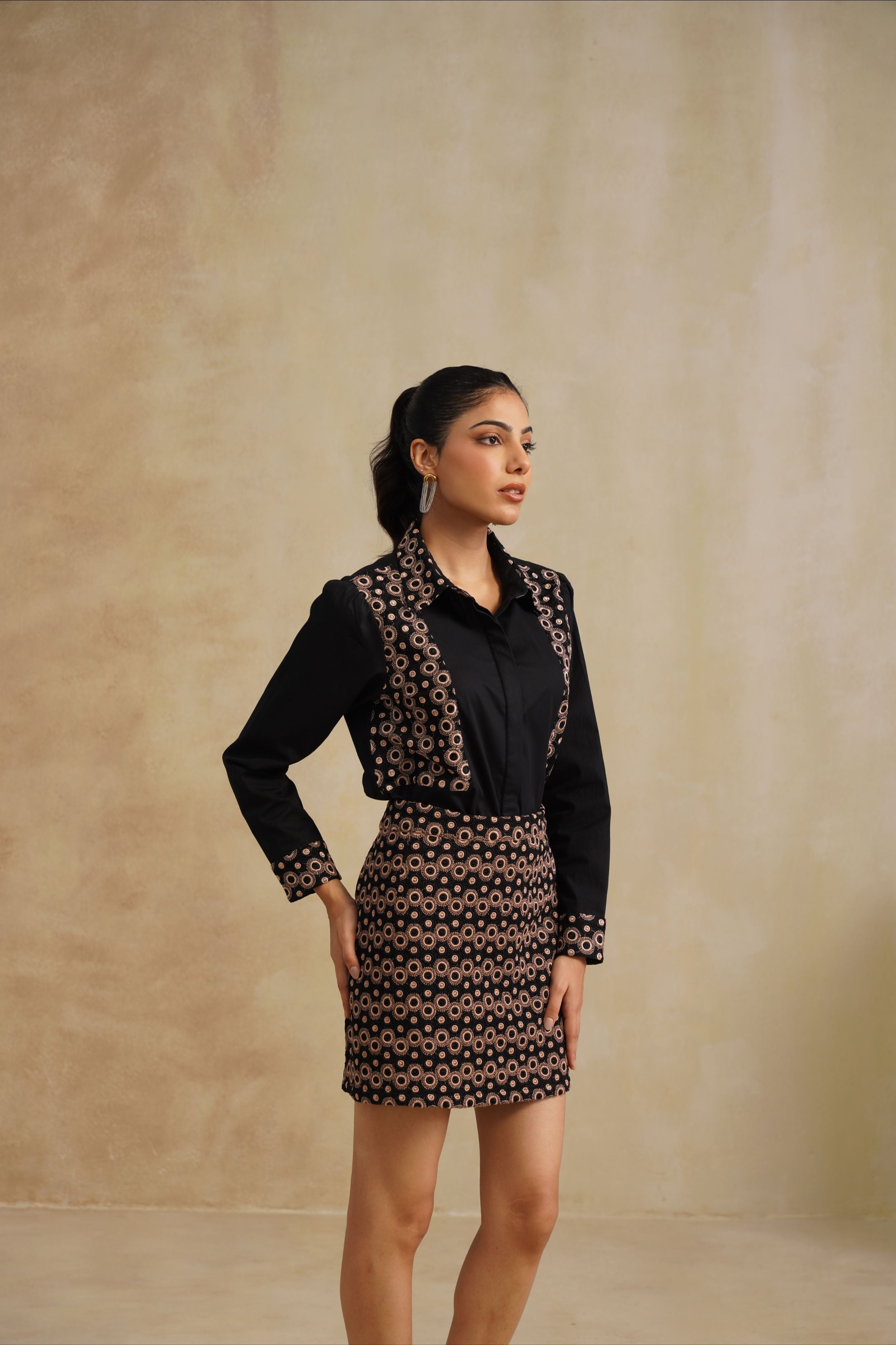 Opulent Noir Skirt