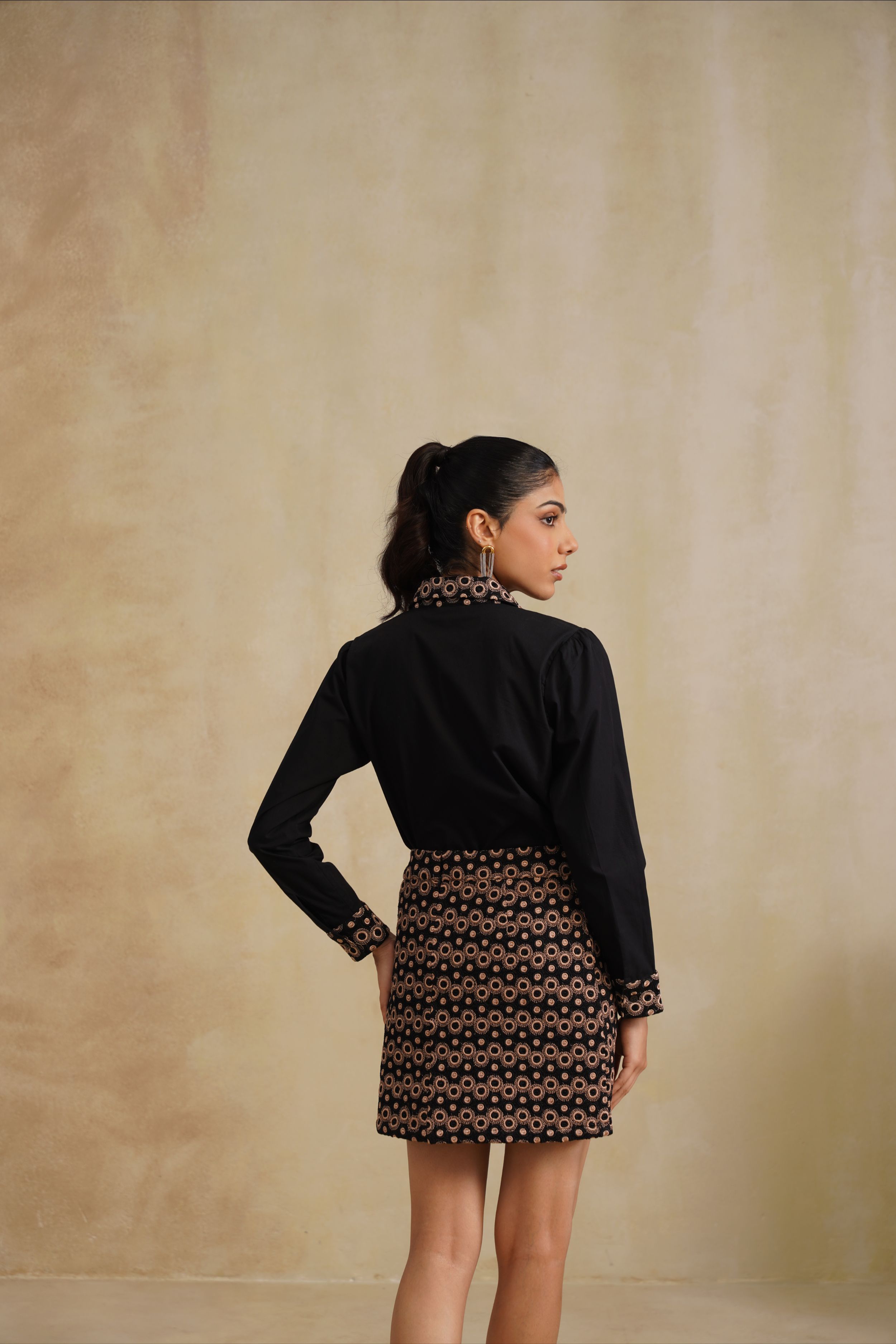 Opulent Noir Skirt
