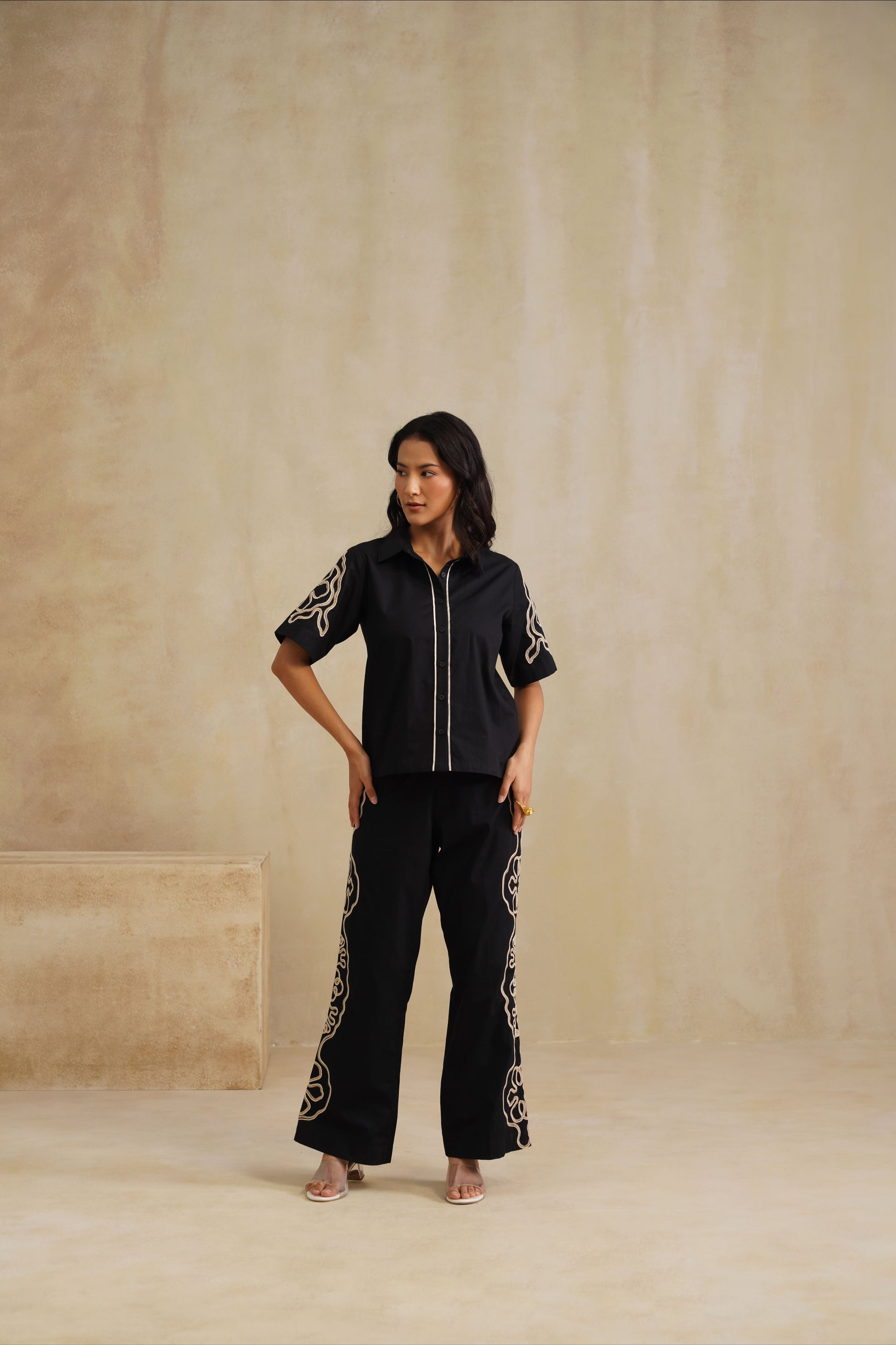 Black Mirage Top