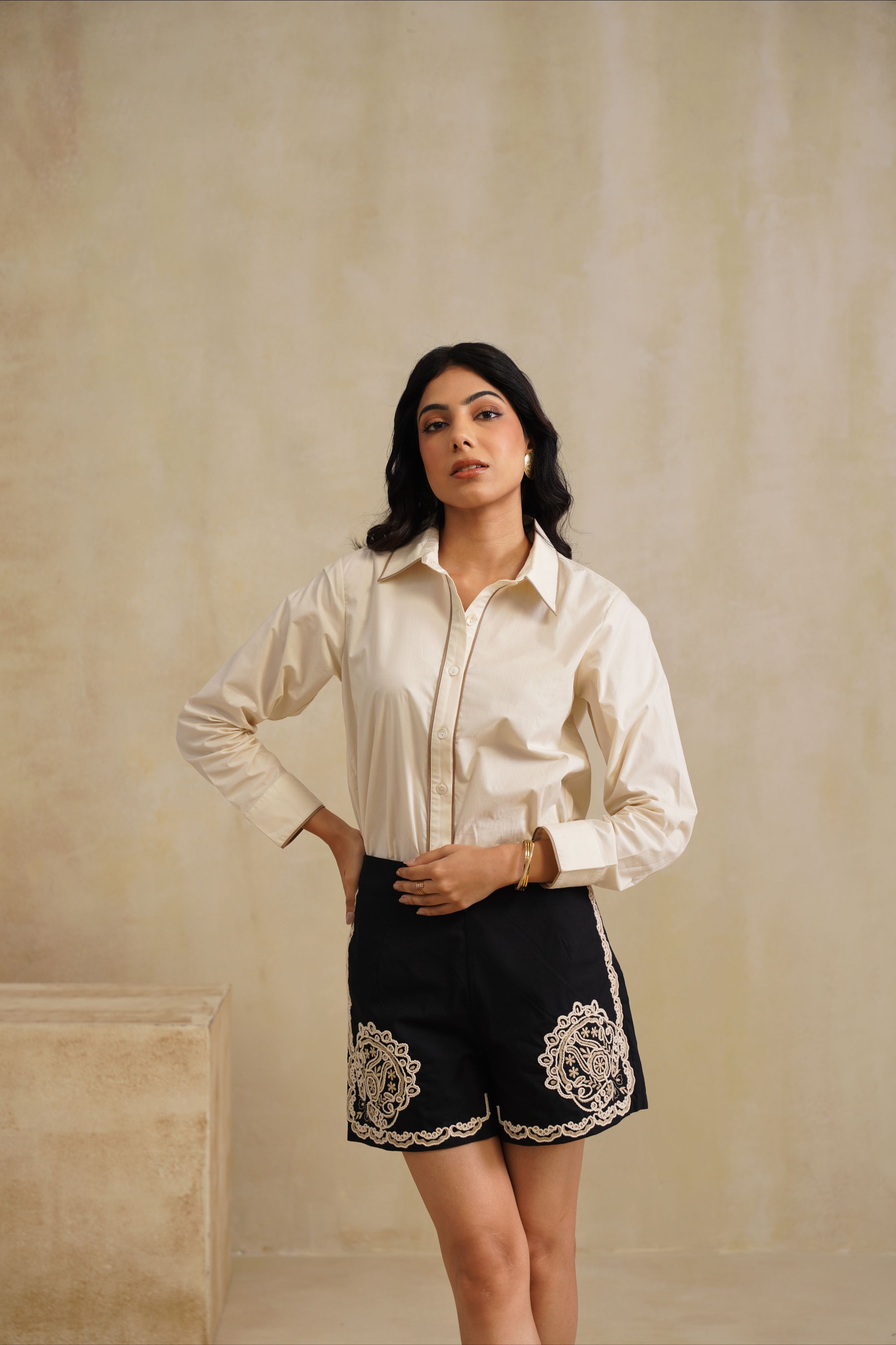 Cream Shirt