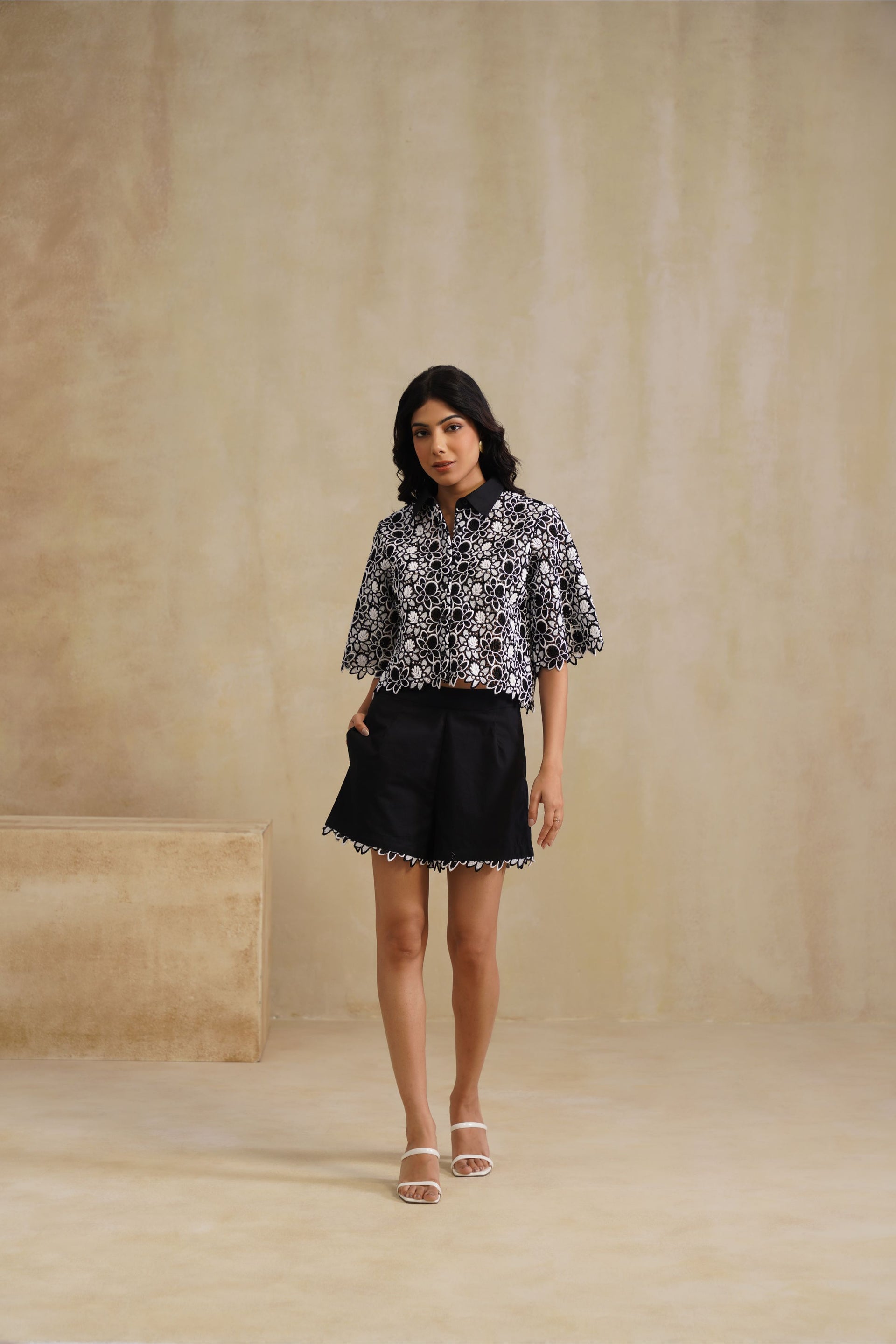 Black And Bloom Shirt