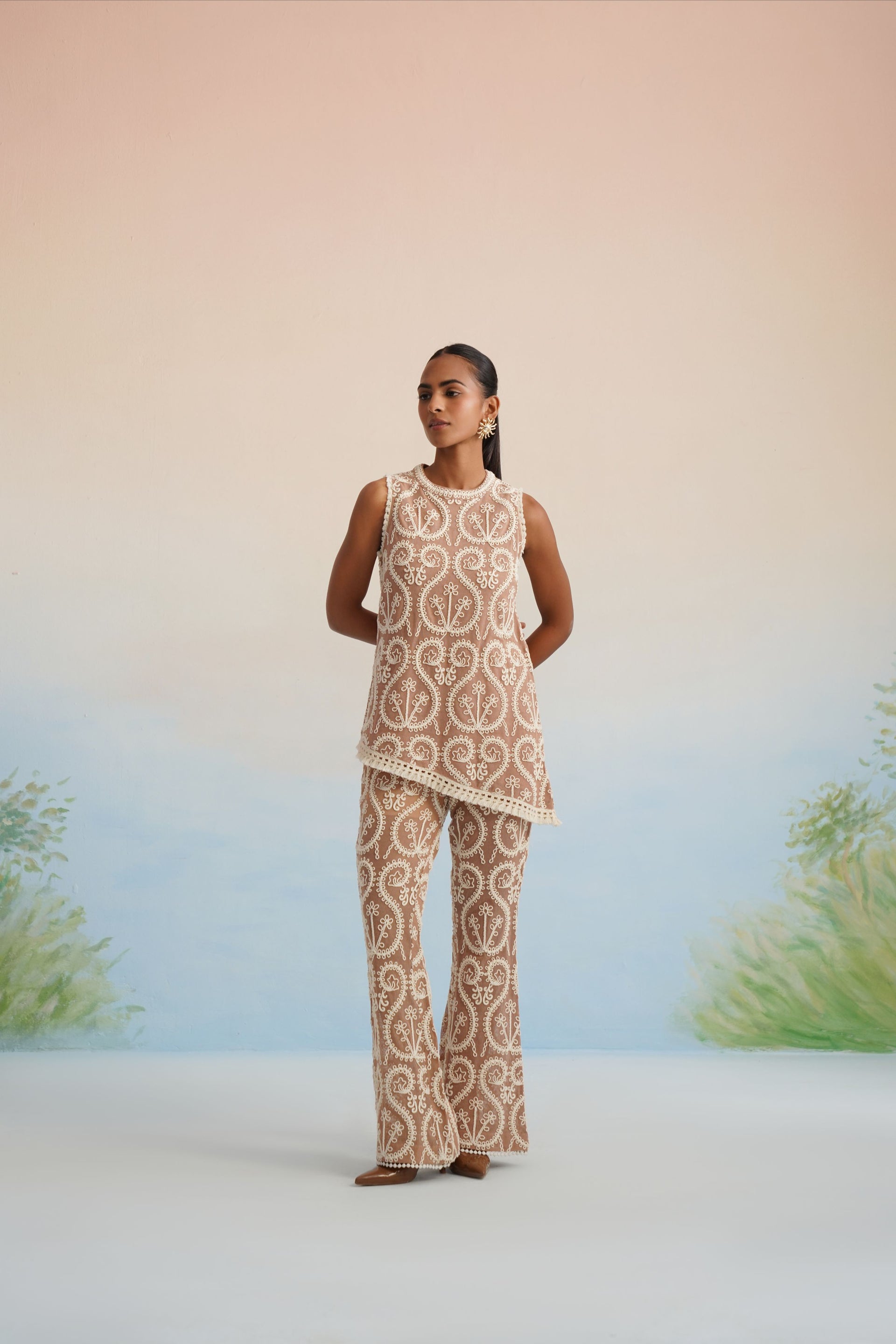 Monochrome Filigree Co-ord