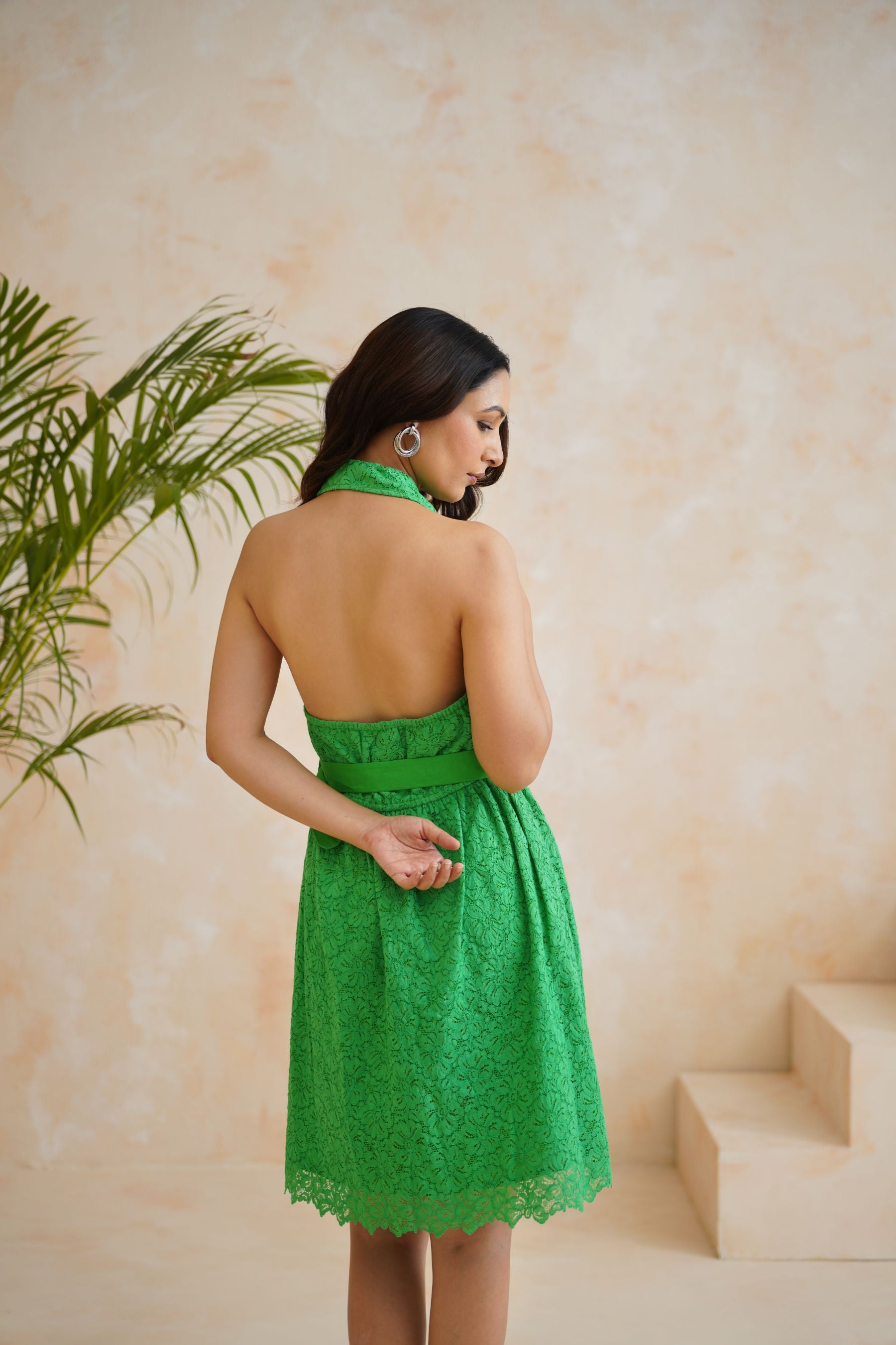 Verdant Power Lace Dress