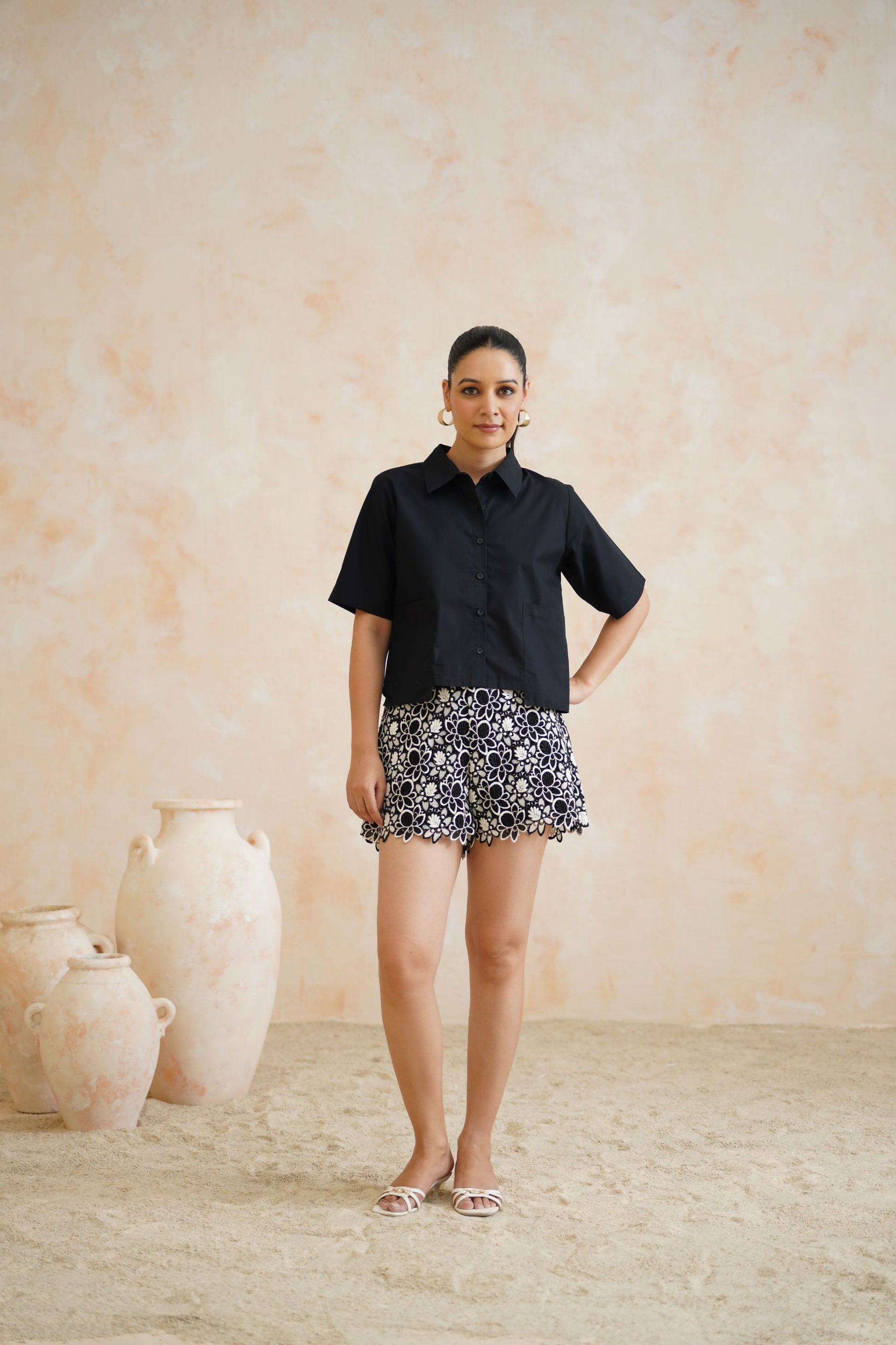 Noir Bloom Co-ord Set