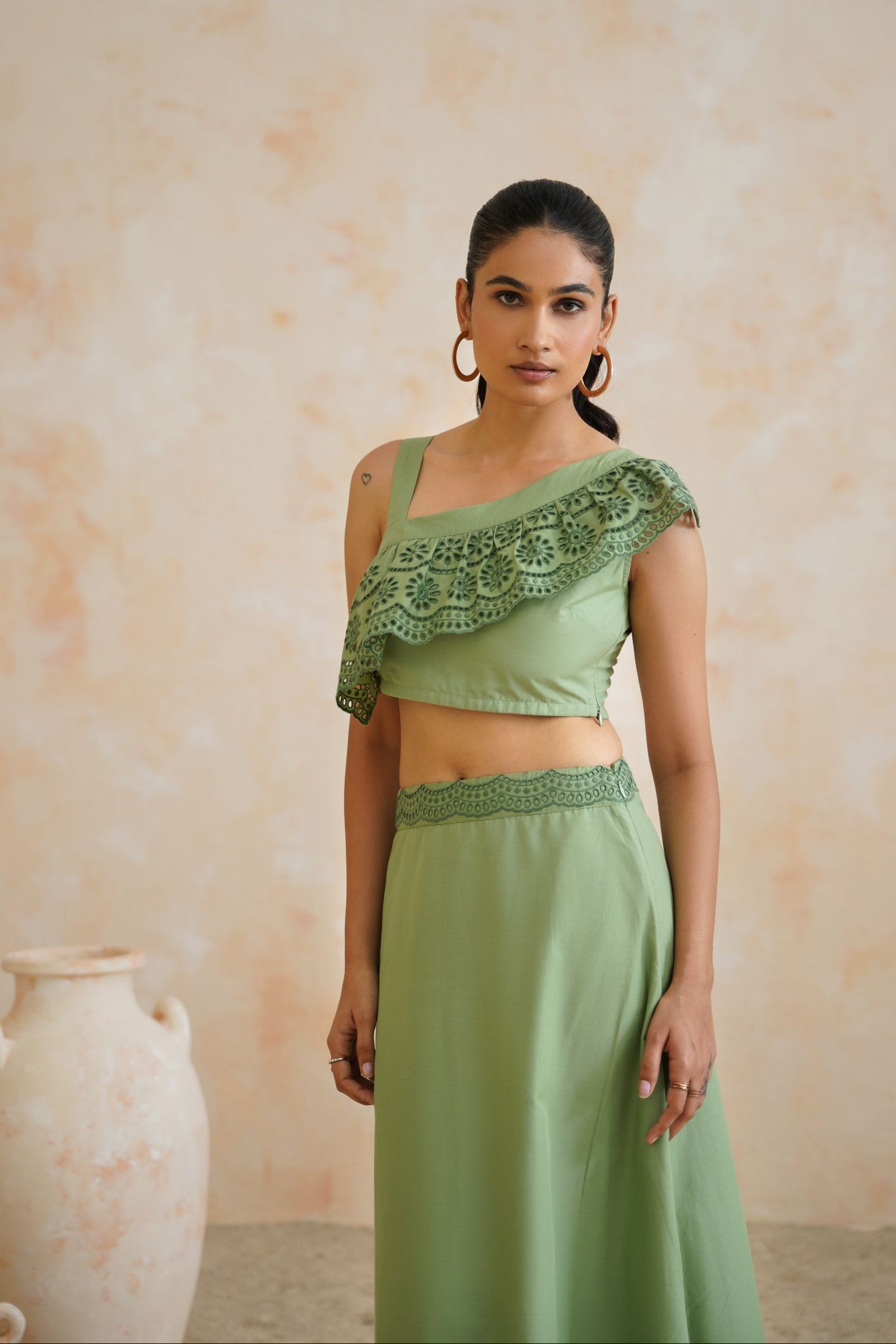 The Pistachio Bloom Co-ord Set