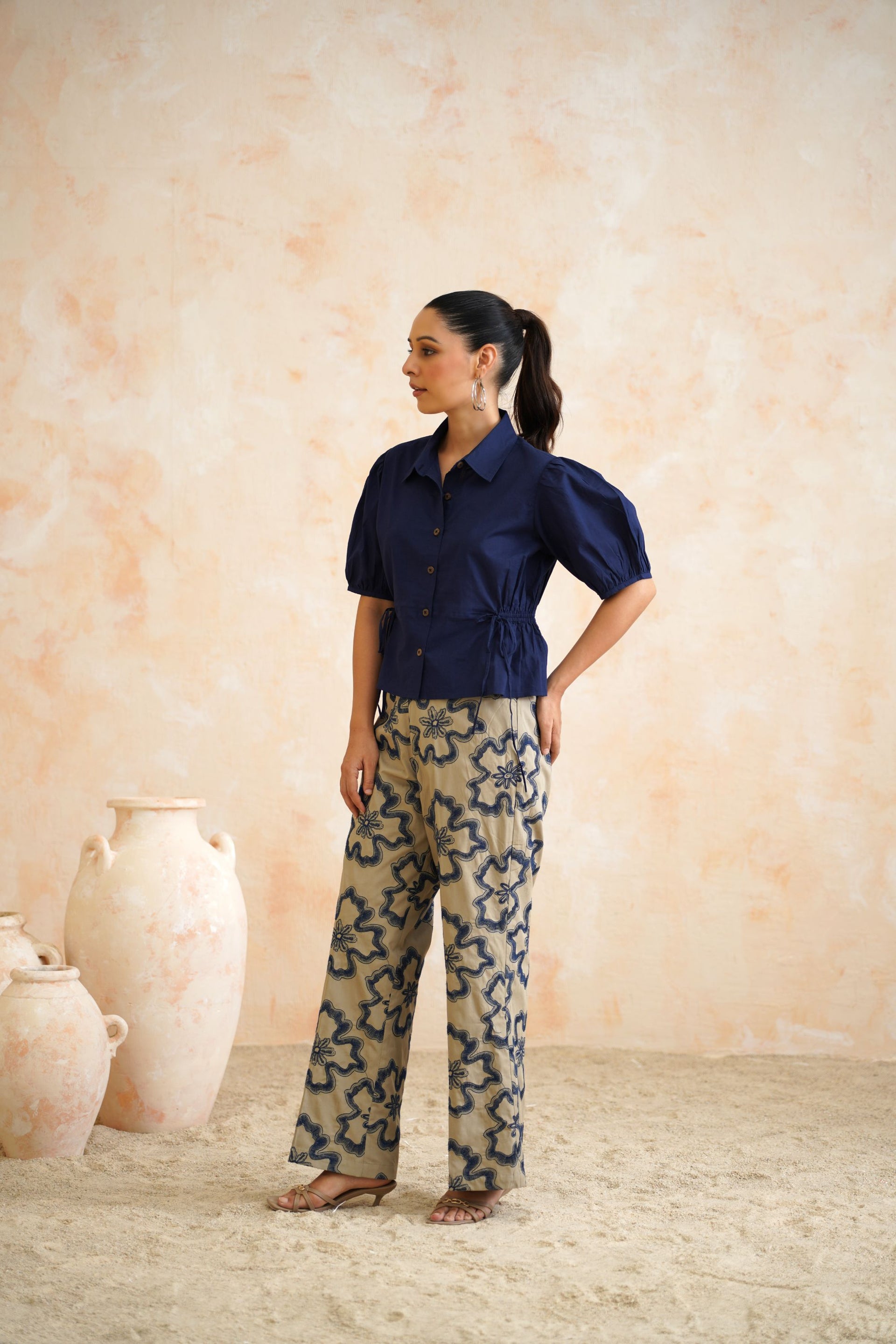 The Indigo Bloom Co-ord Set