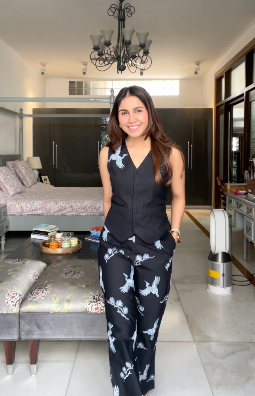 Punanya Virmani in Twilight Wings Set