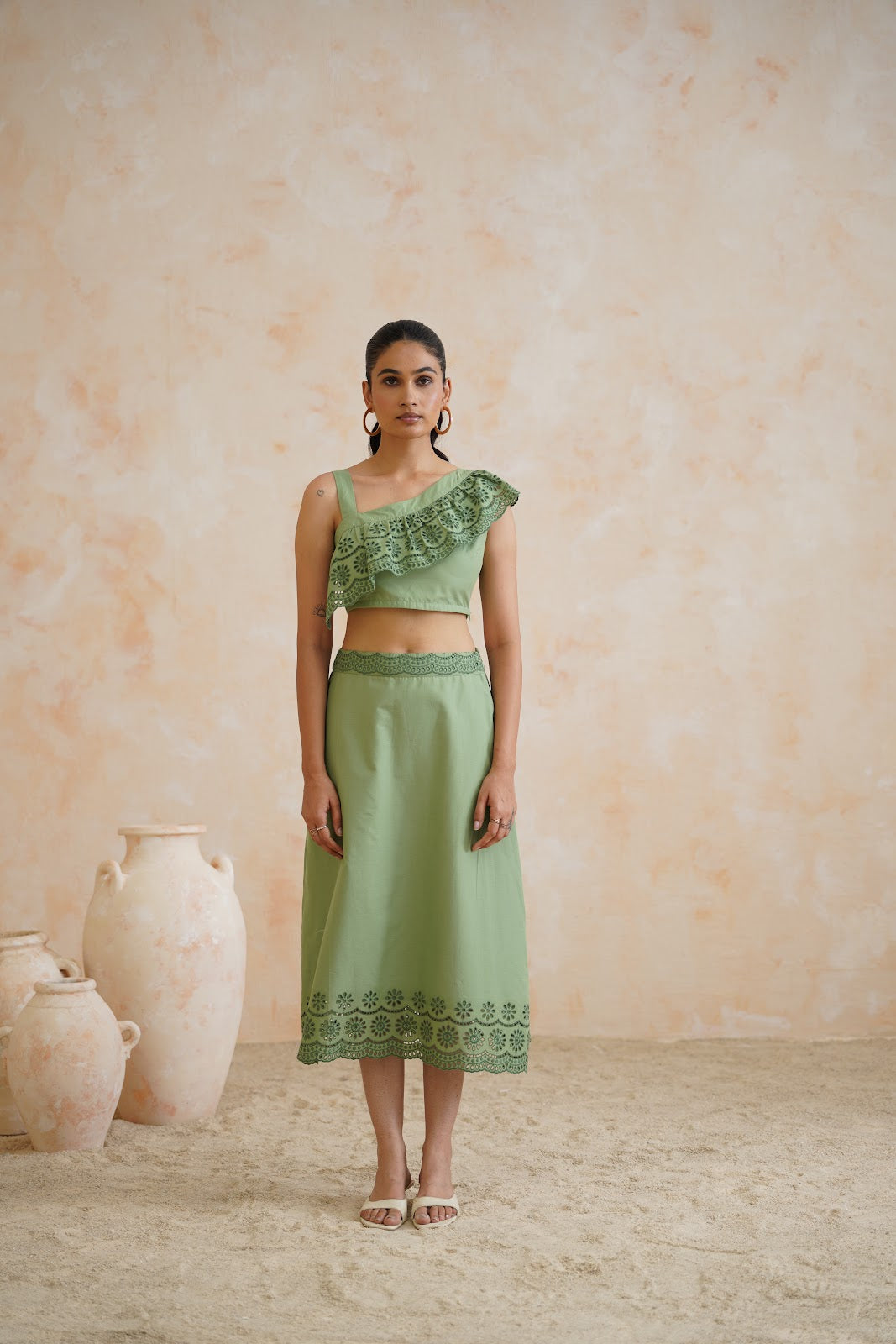 The Pistachio Bloom Co-ord Set