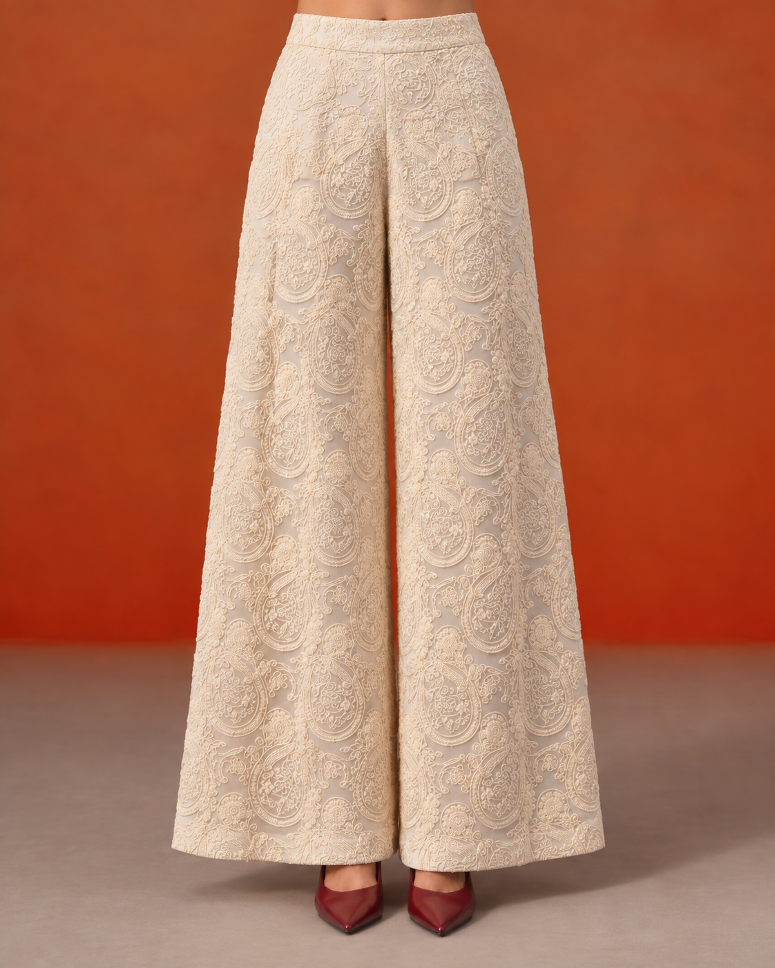 The Estelle Ivory Embroidered Blazer Set